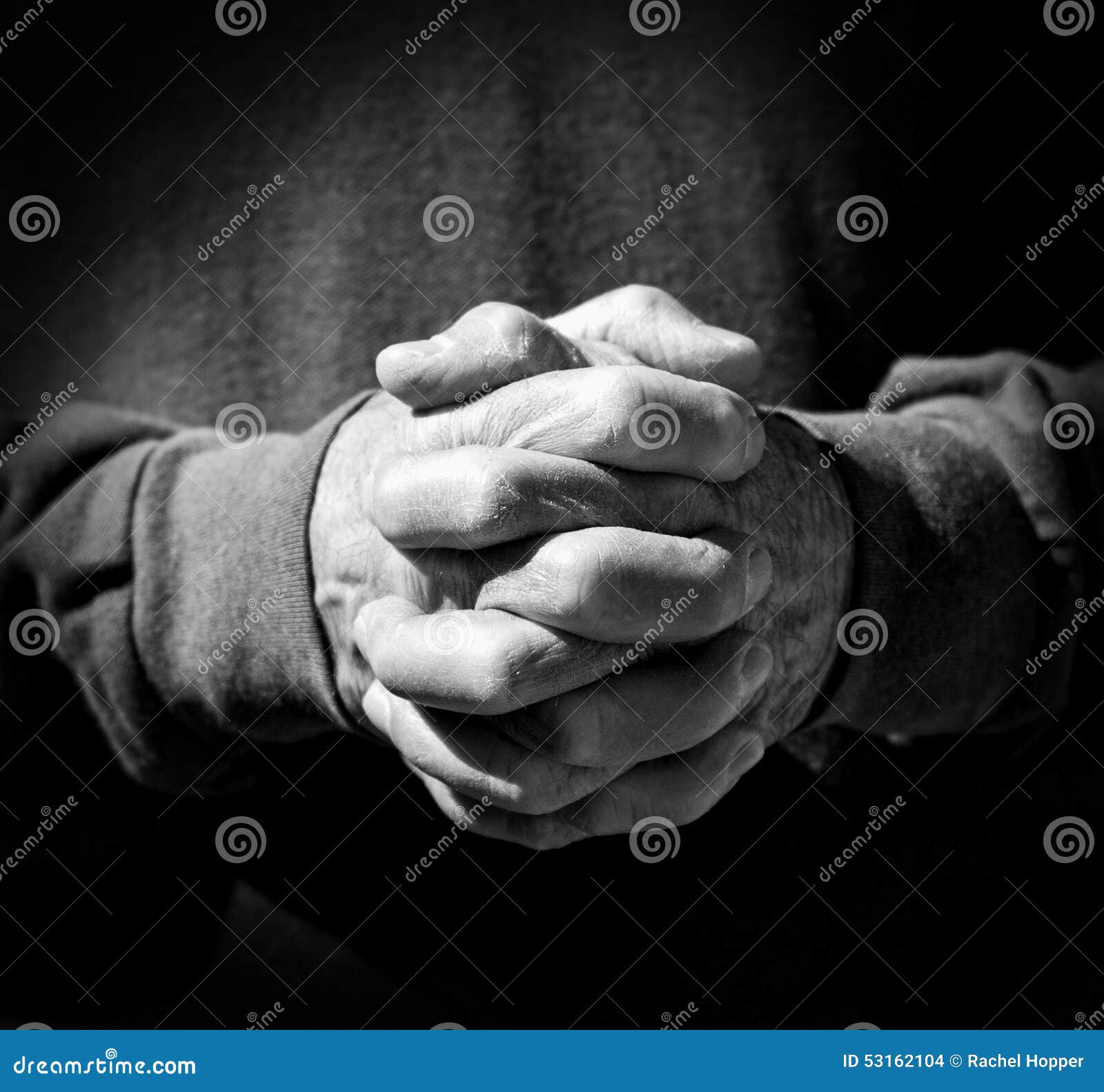 Hands of Strength stock photo. Image of aged, agreement 53162104