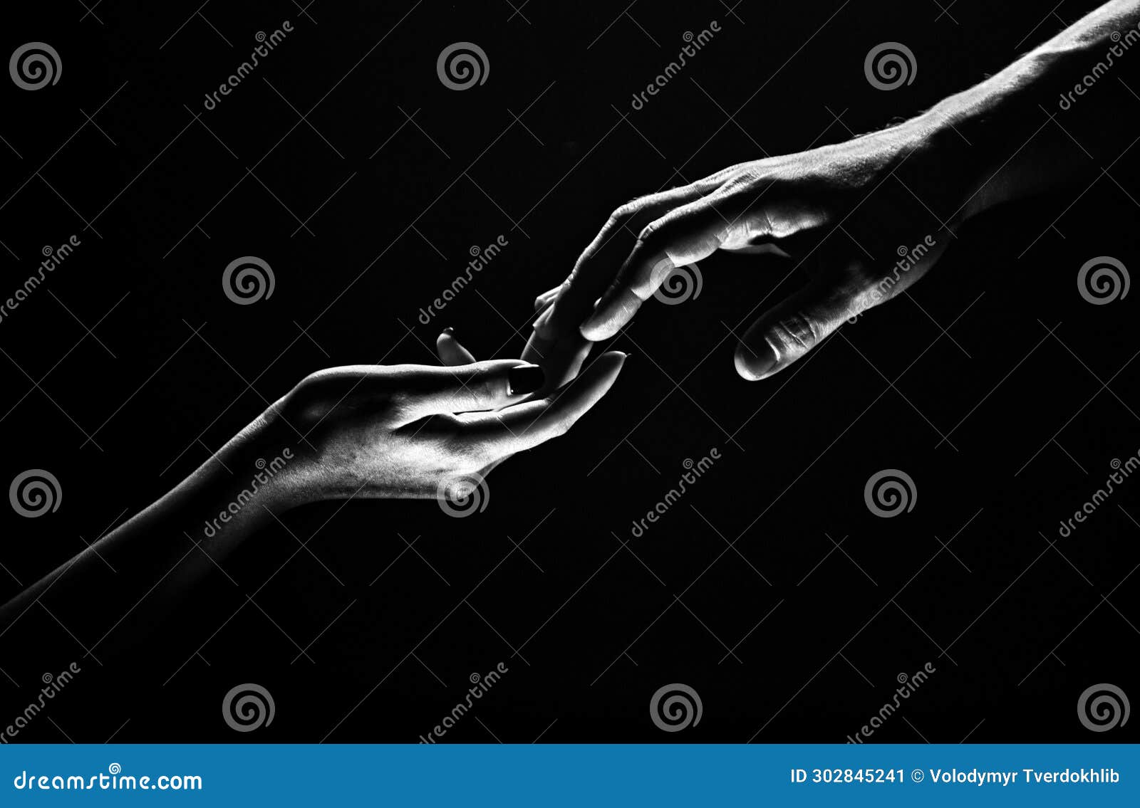 hands at the time of rescue. friendly handshake, friends greeting, teamwork, friendship. tenderness, tendet touch.