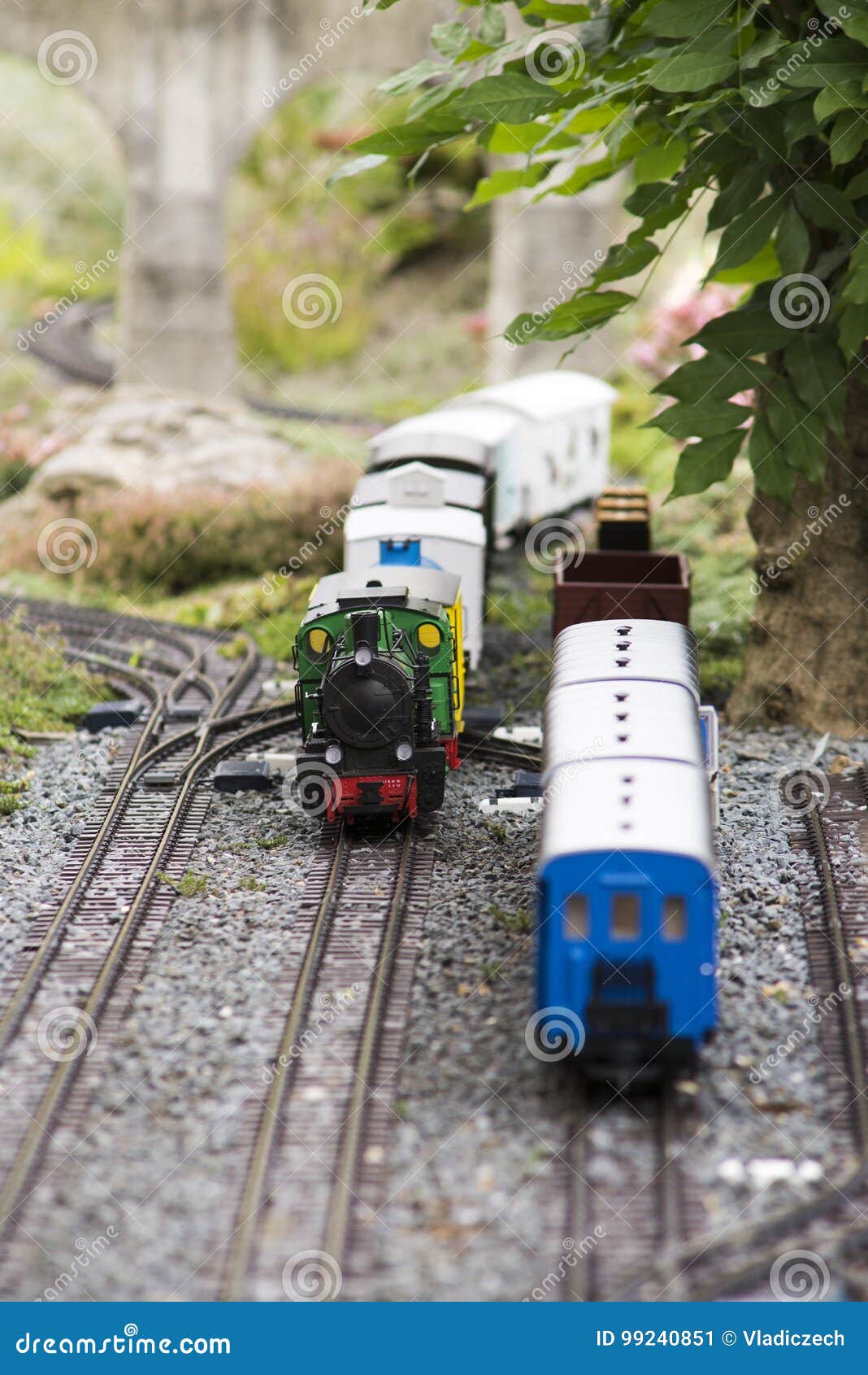 Hands about To Pick Up Train Model Set Stock Image - Image of ...