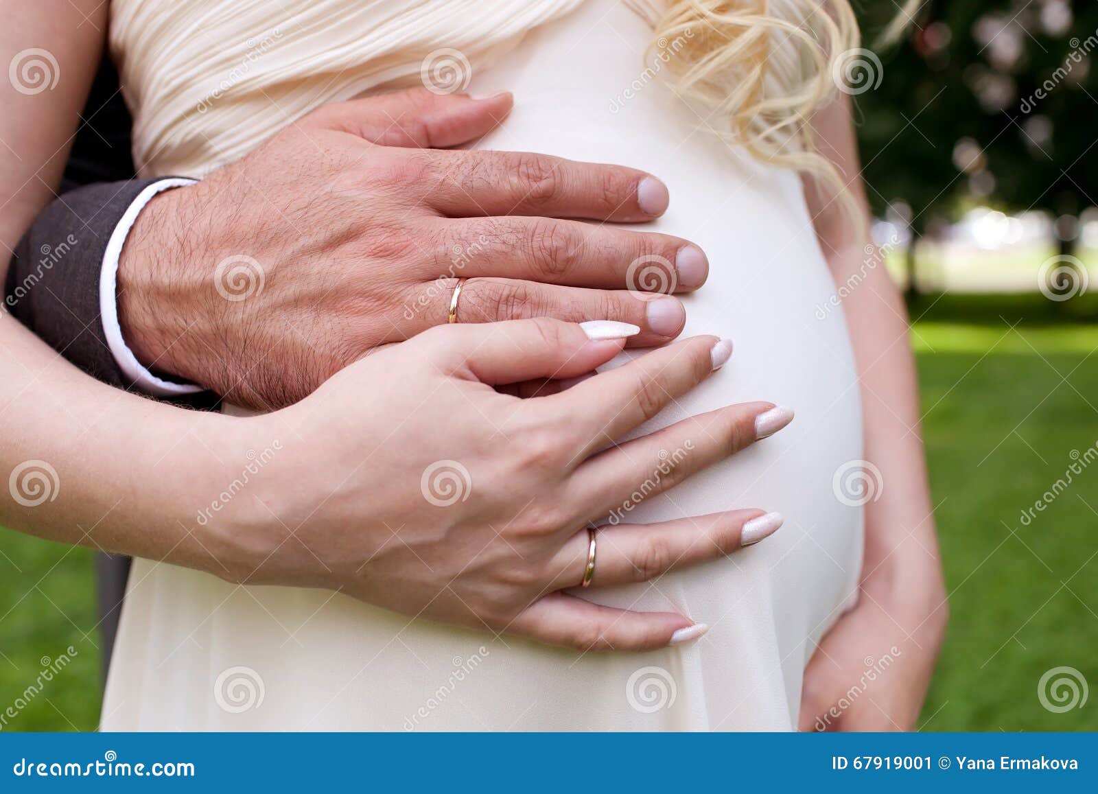 Hands with wedding rings stock image. Image of holding 67919001