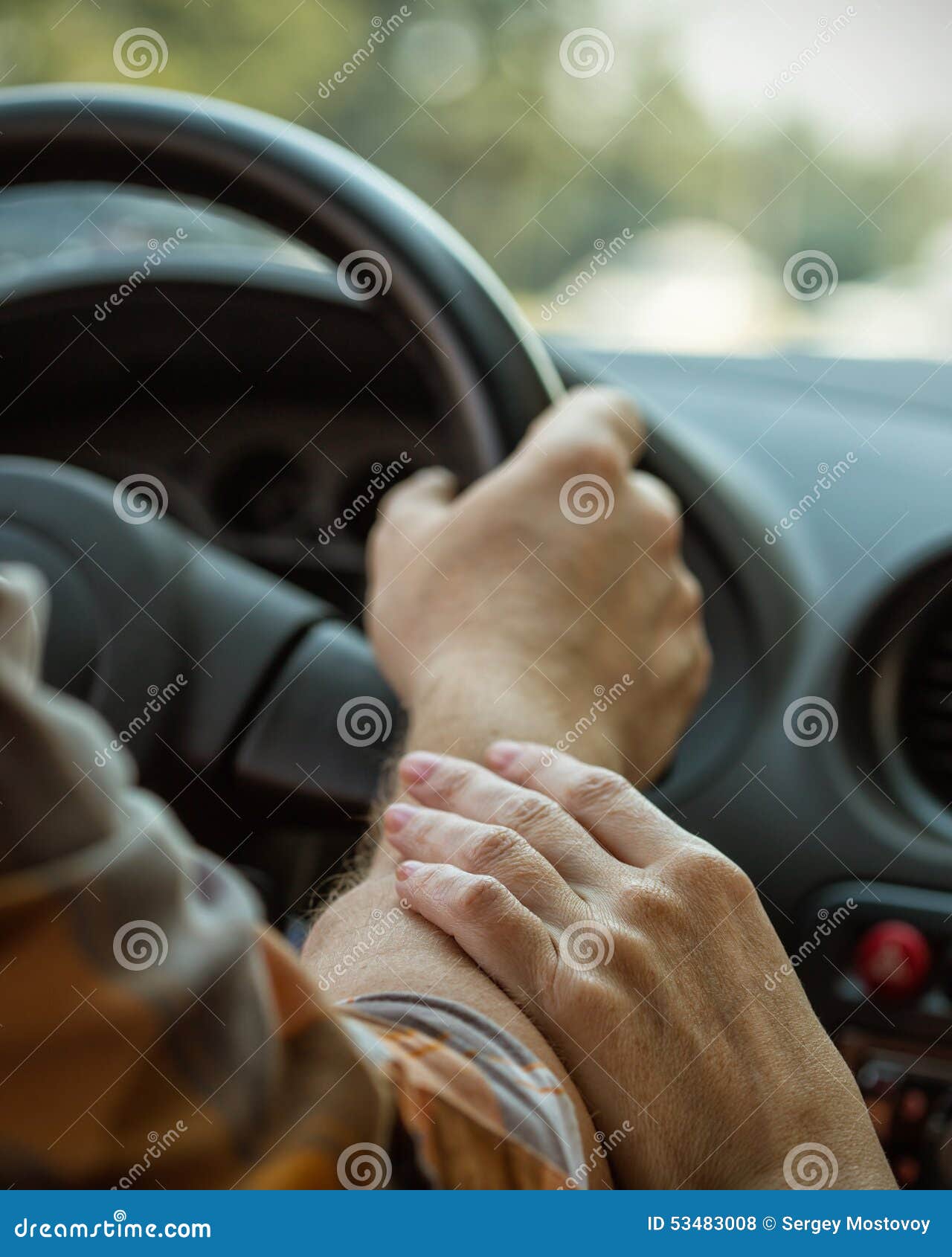Hands on the wheel stock photo. Image of journey, piloting 53483008