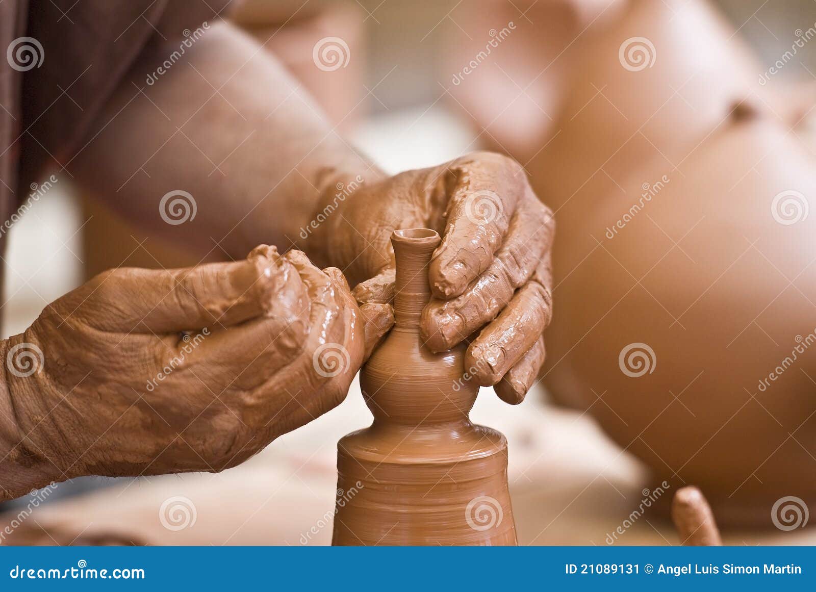 Hands working. stock image. Image of creative, artisan - 21089131