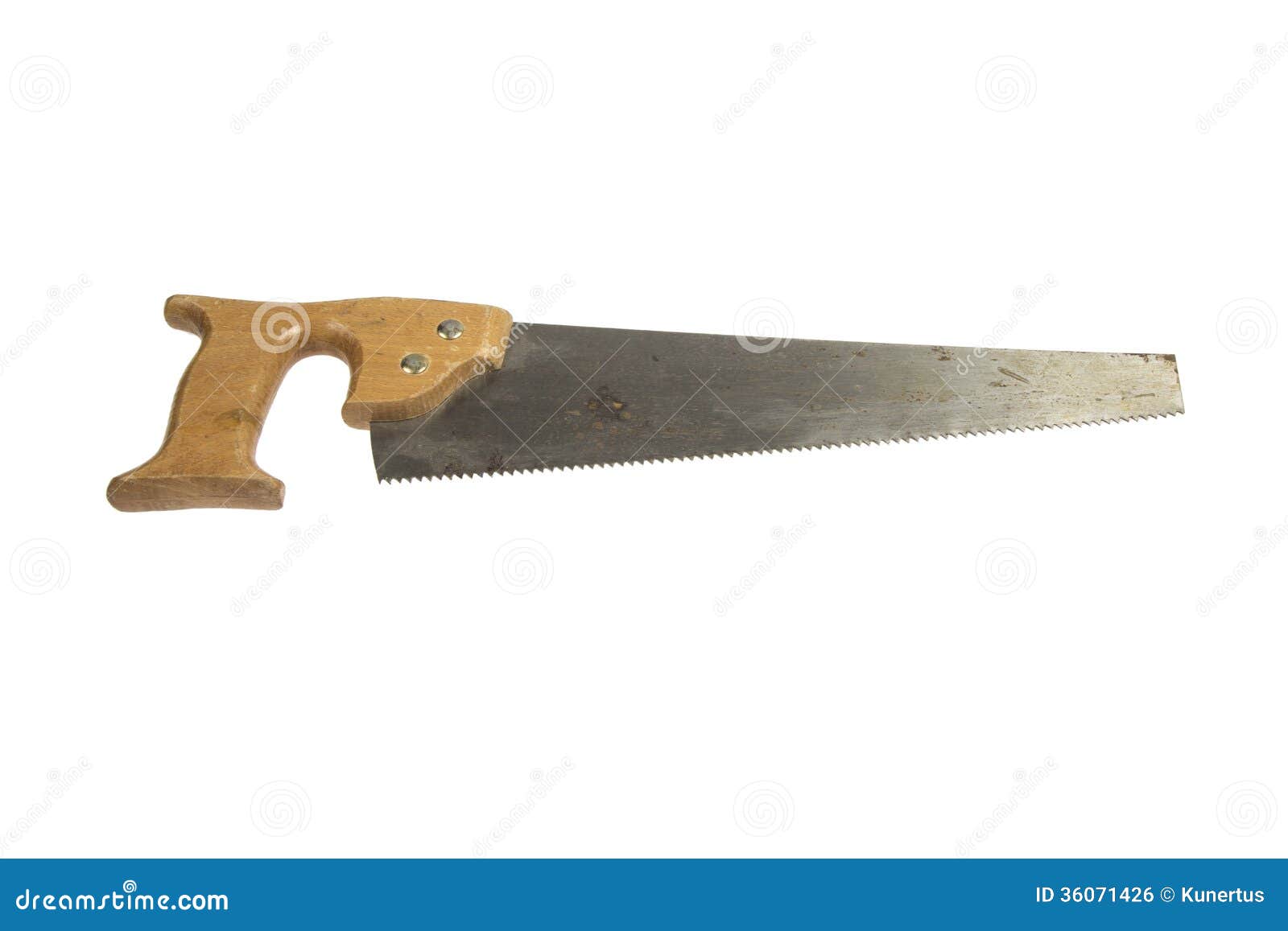 Handsaw en blanco foto de archivo. Imagen de carpintero 36071426