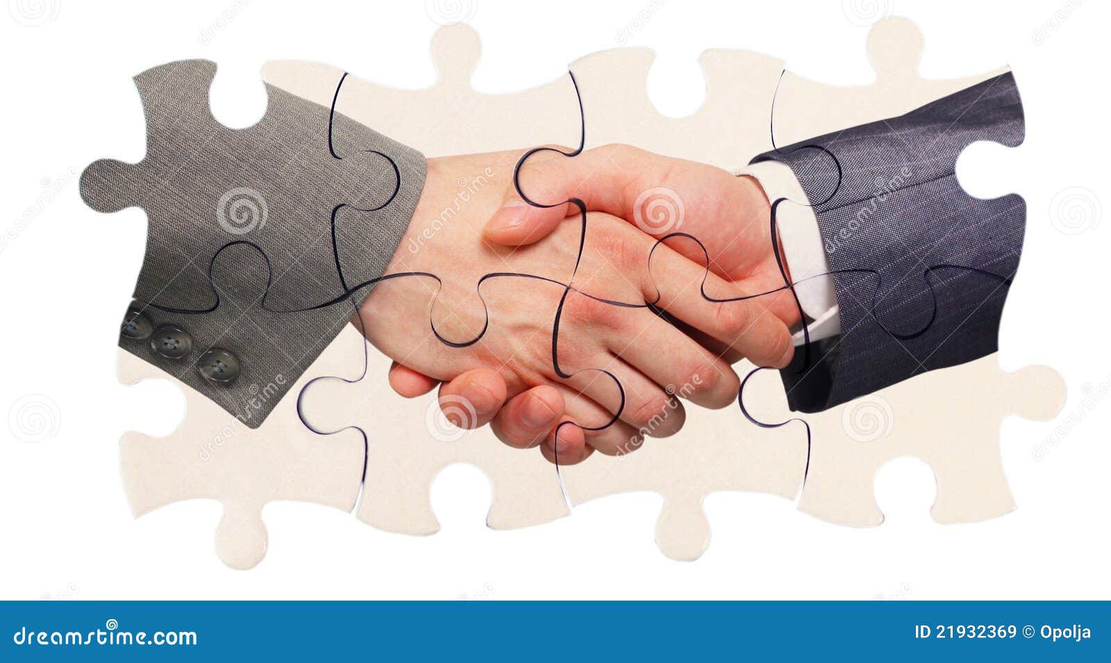 Handshake stock image. Image of caucasian, puzzle, agree 21932369