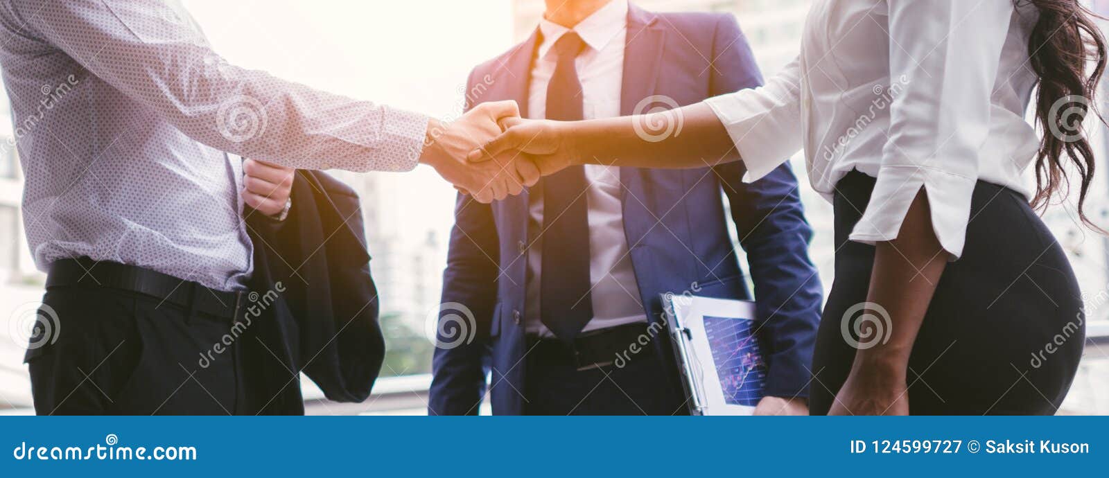 handshake of business people deal business.