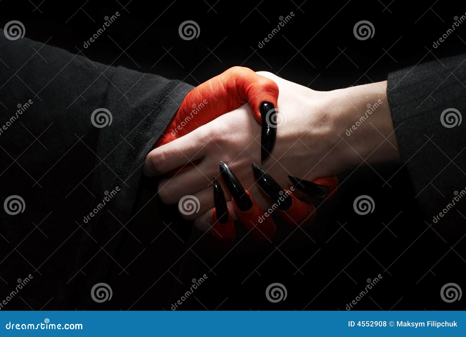 handshake with devil