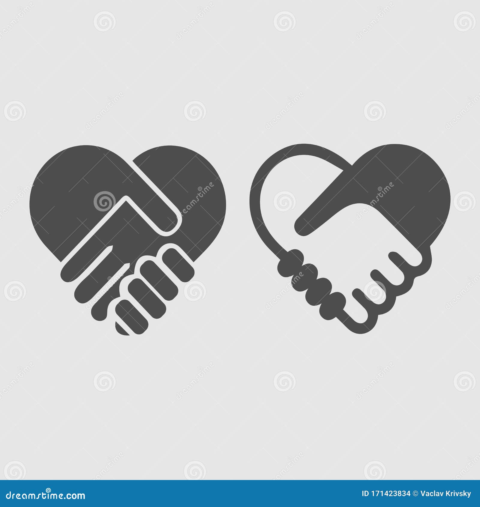 Premium Vector  Handshake vector flat icon isolated hand shake emoji  illustration