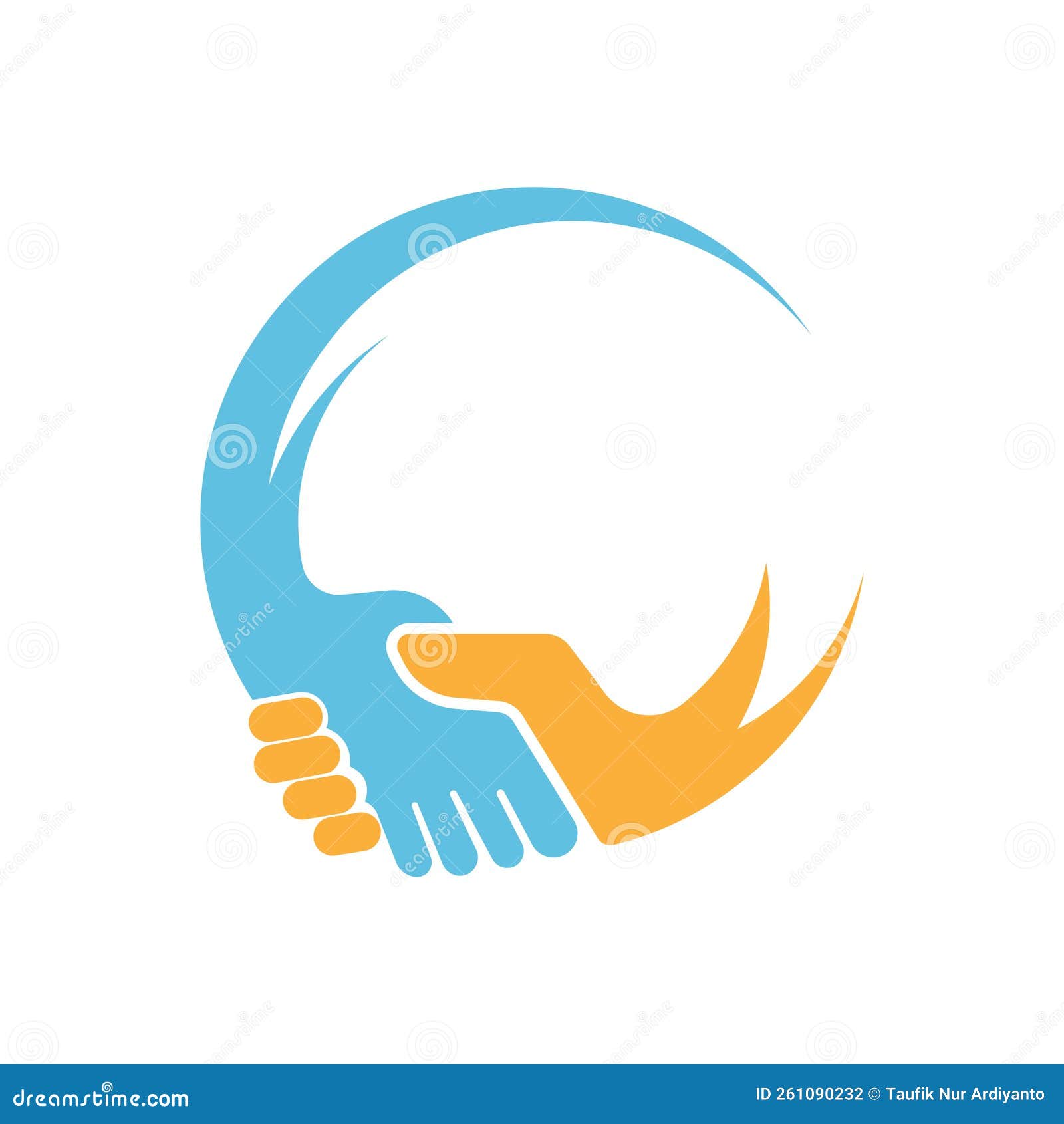 Handshake icon logo design stock illustration. Illustration of contract ...