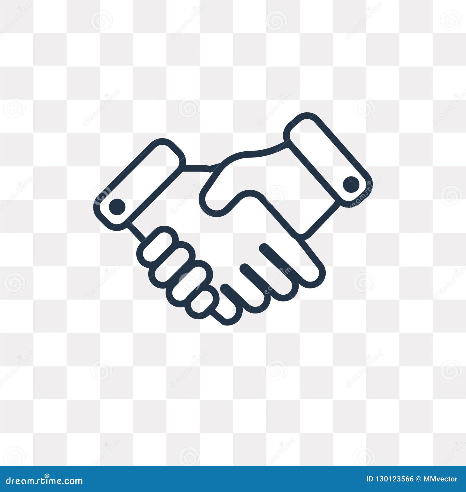 Handshake Icon - Download in Colored Outline Style