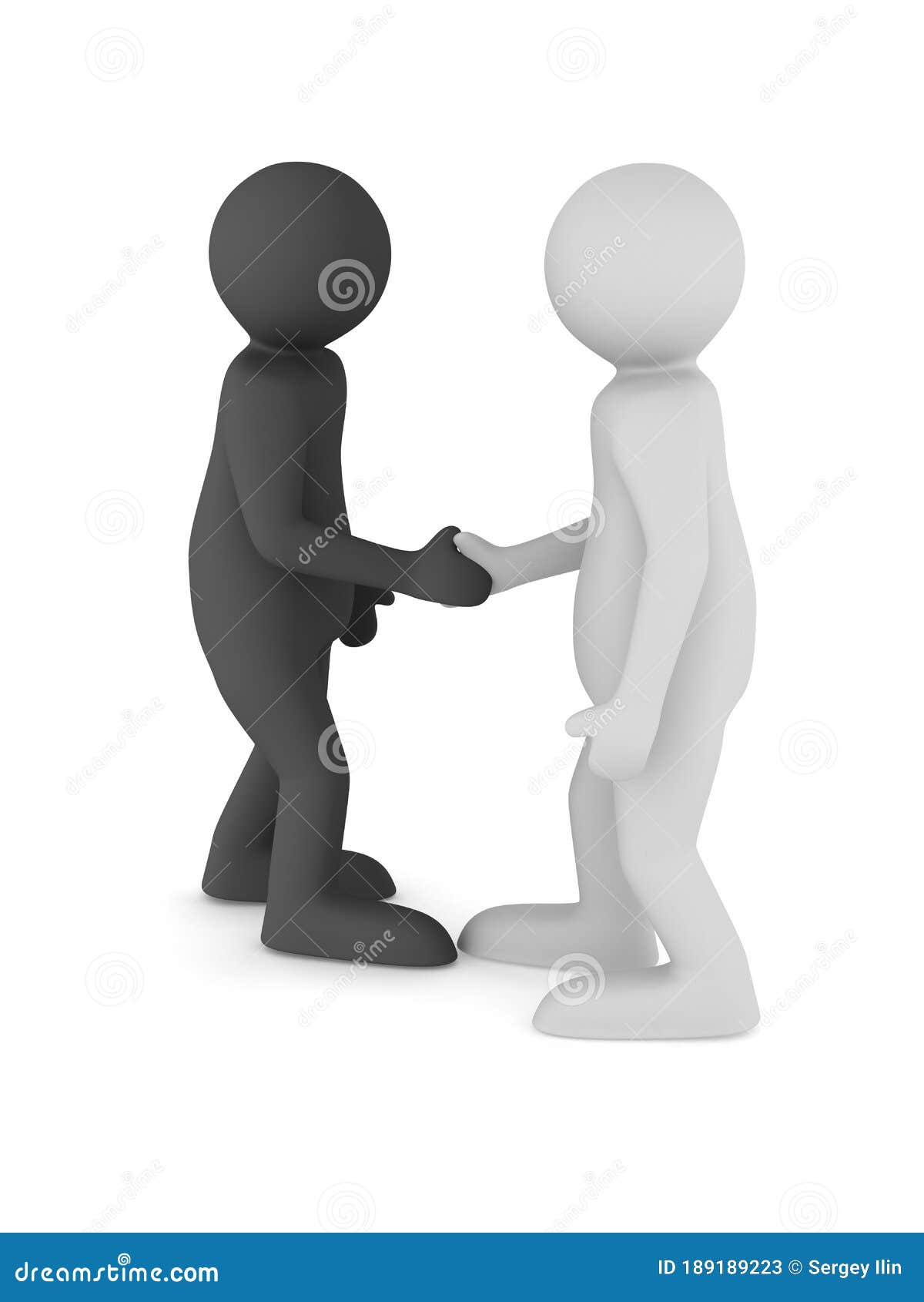 A 3D Illustration of a Handshake · Free Stock Photo