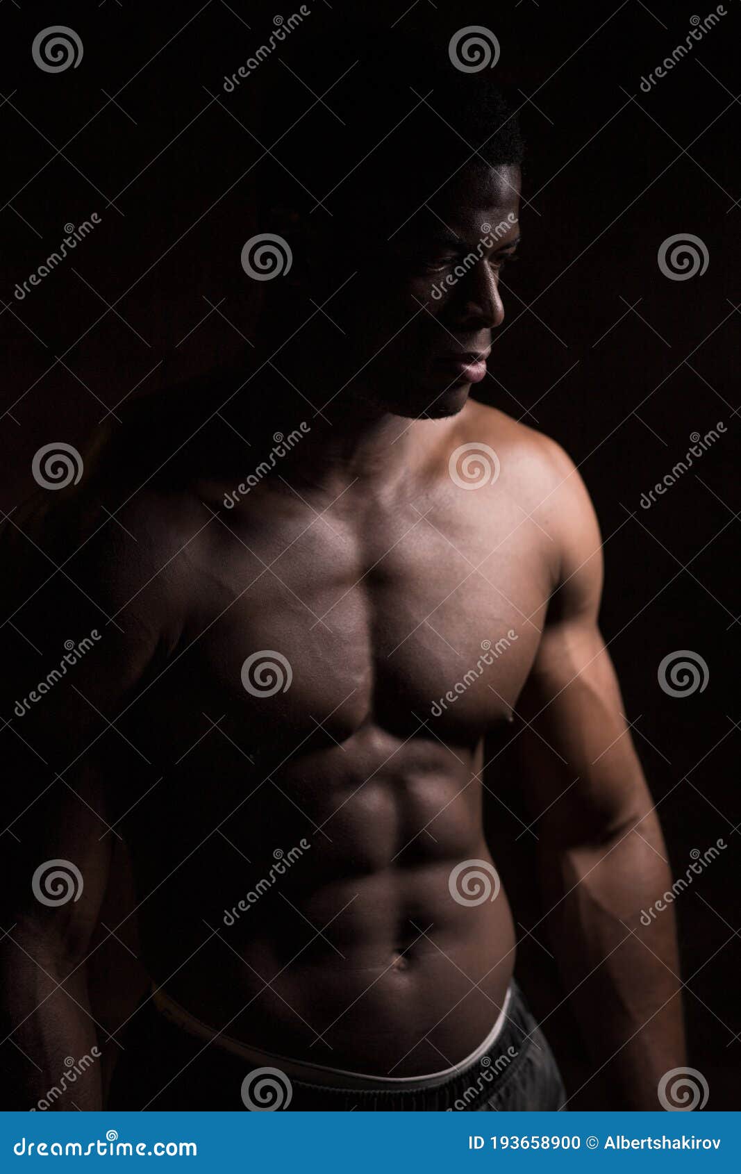 Black African Man Naked
