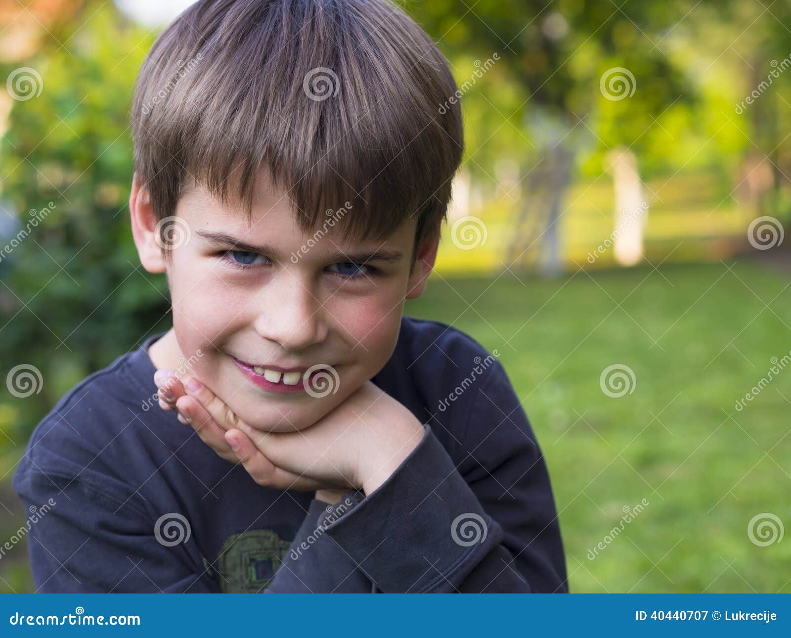 Handsome boy stock image. Image of children, glad, cute 40440707