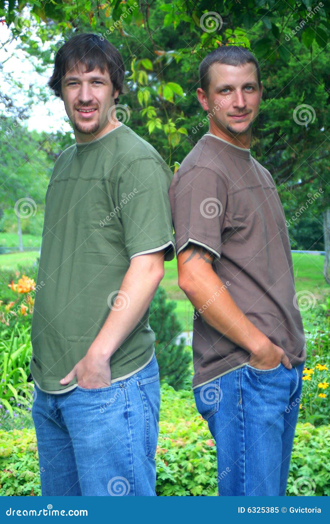 Handsome brothers stock image. Image of smile, siblings 6325385
