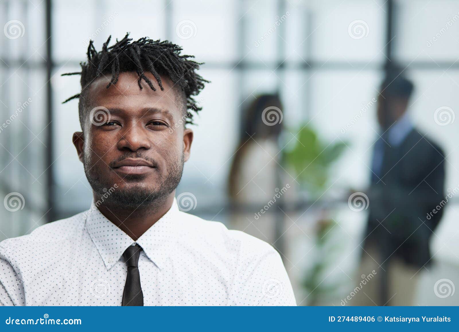 Close-up of a Young African American Business Man Entrepreneur ...