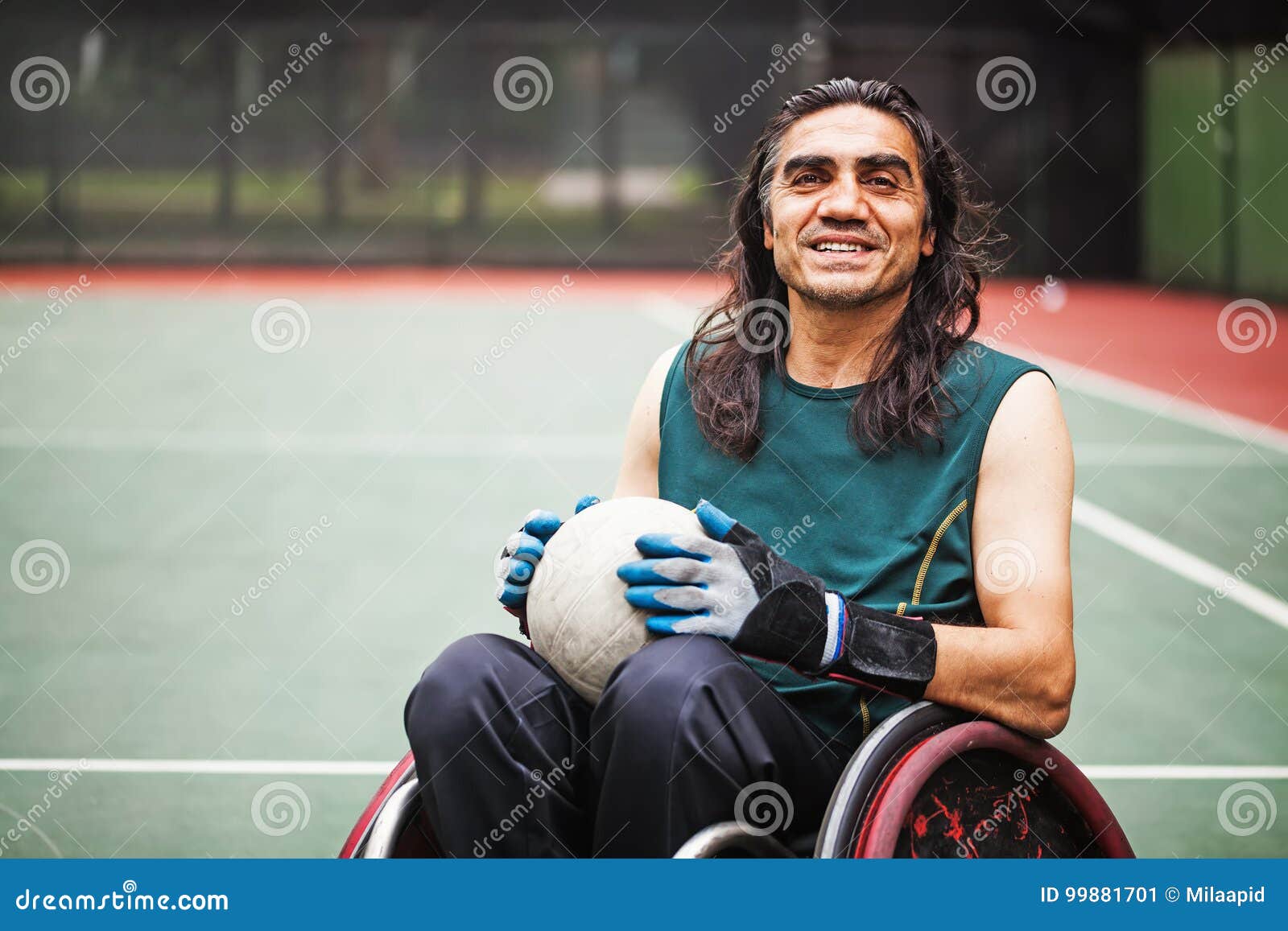 disabled rugby player