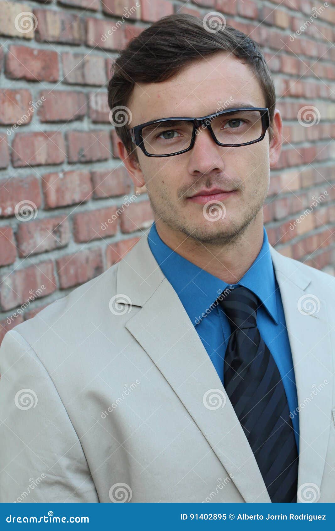 Handsome Elegant Man With Eye Glasses Stock Image Image Of Males Eyewear 91402895