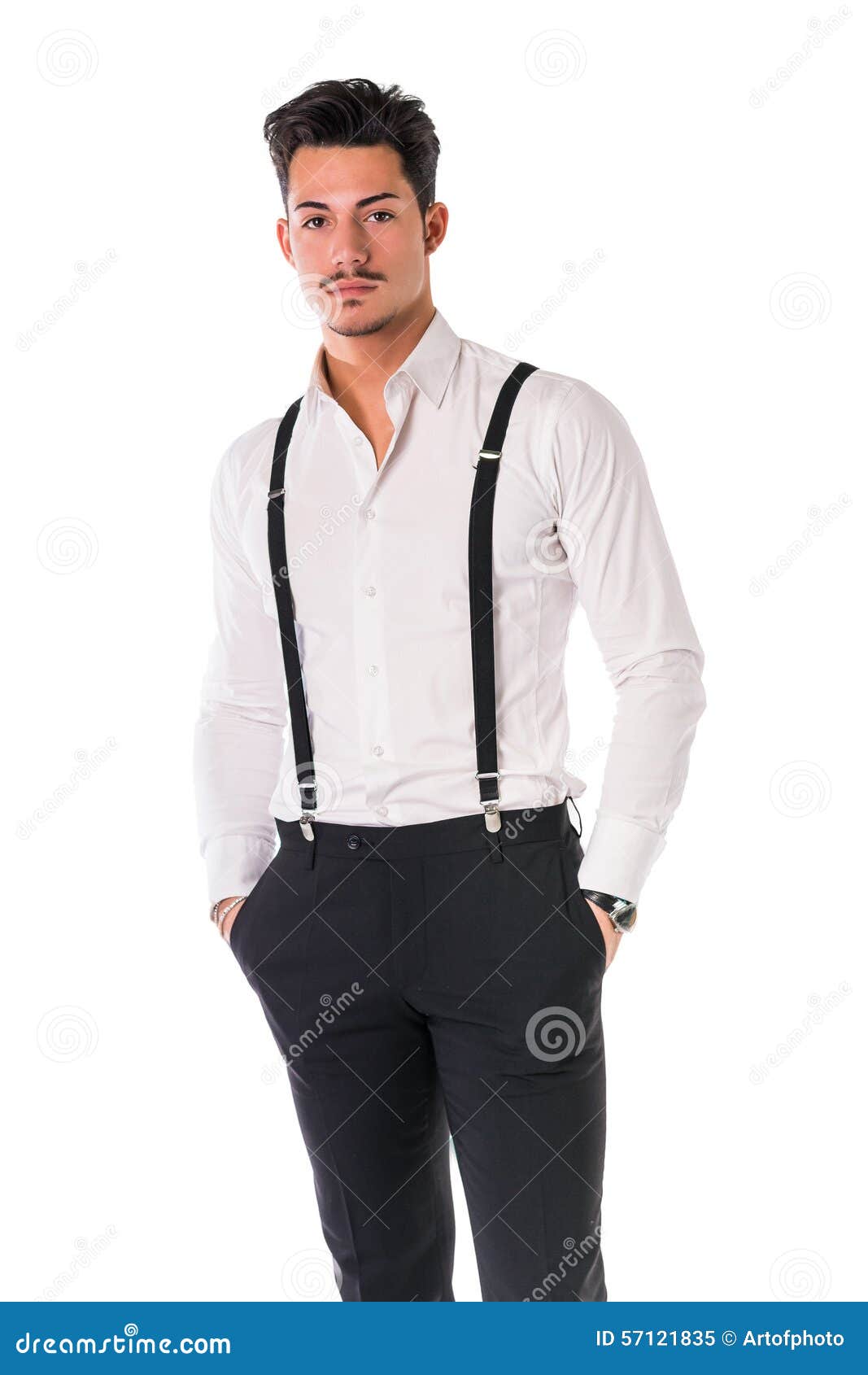 Handsome Elegant Young Man with Business Suit Stock Image - Image of ...