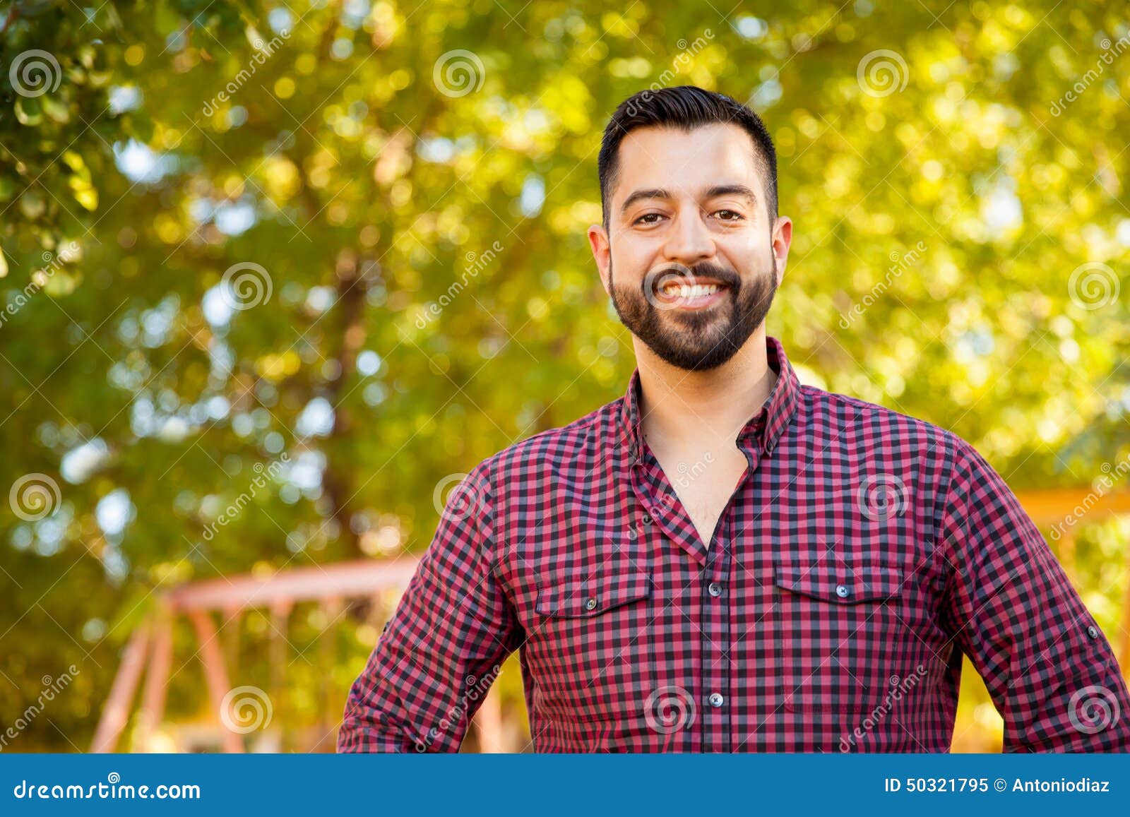 handsome latin young man