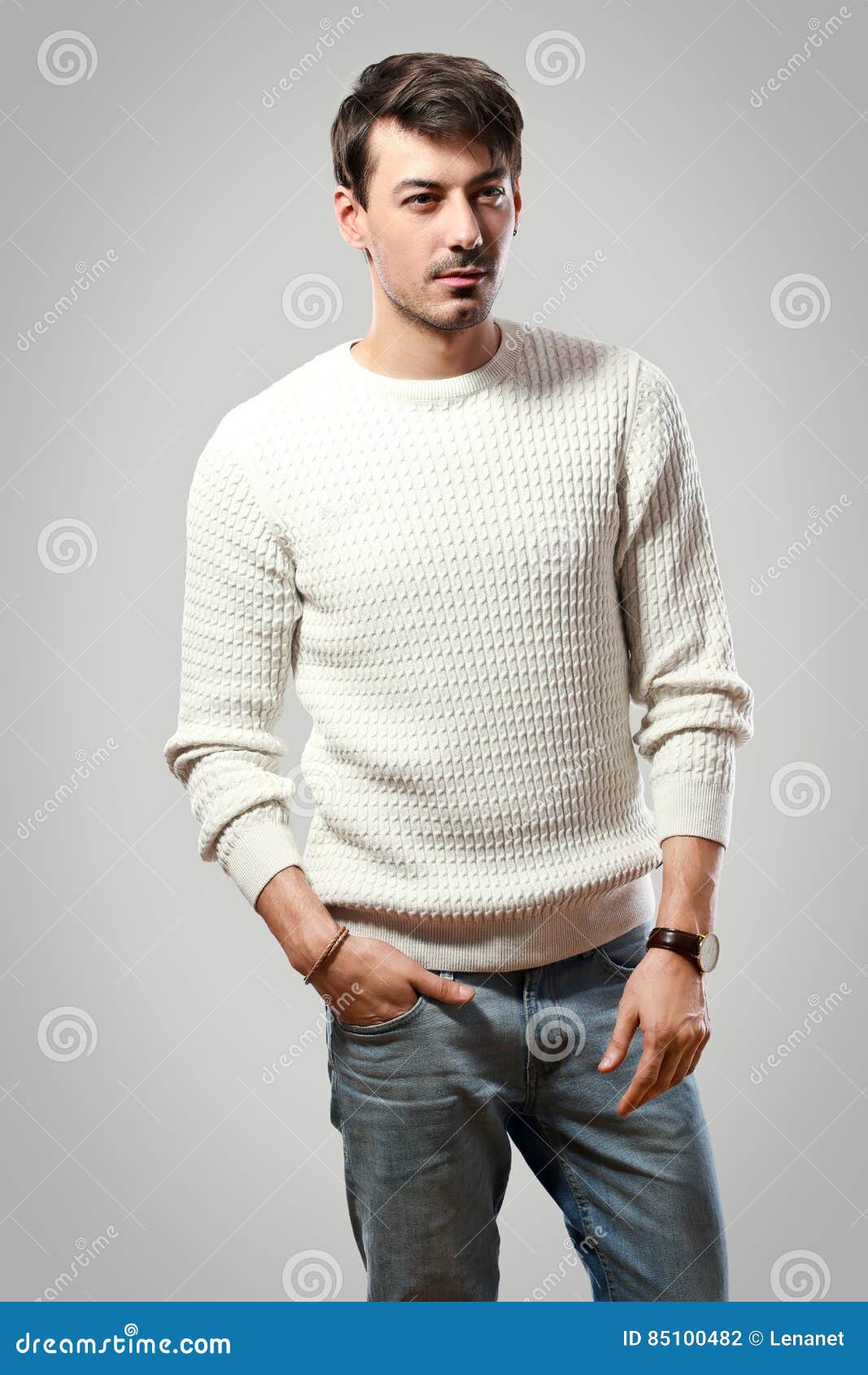 Handsome man stock photo. Image of casual, handsome, ethnicity - 85100482