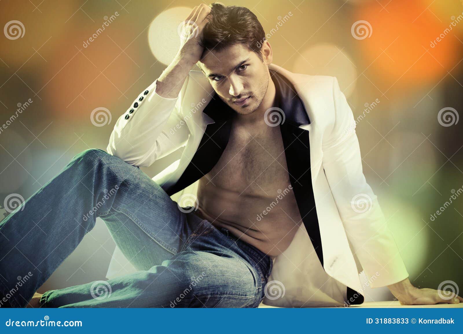Handsome Man with Nice Facial Hair Stock Image Image of elegant, hair