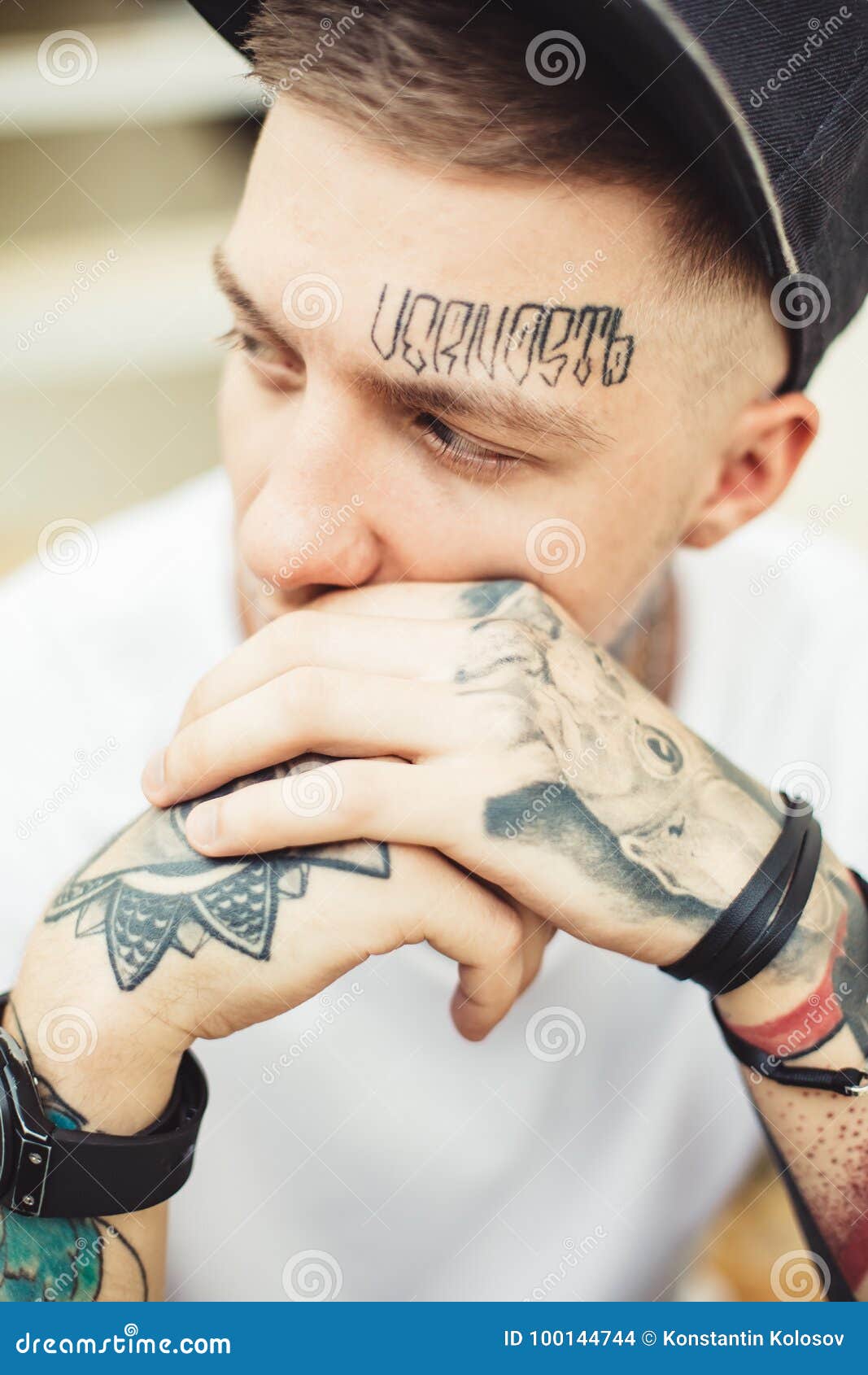 Handsome Man in Tattoos Posing Stock Photo - Image of alternative, casual: 100144744 Handsome Man in Tattoos Posing Stock Photo - Image of alternative, casual: 100144744