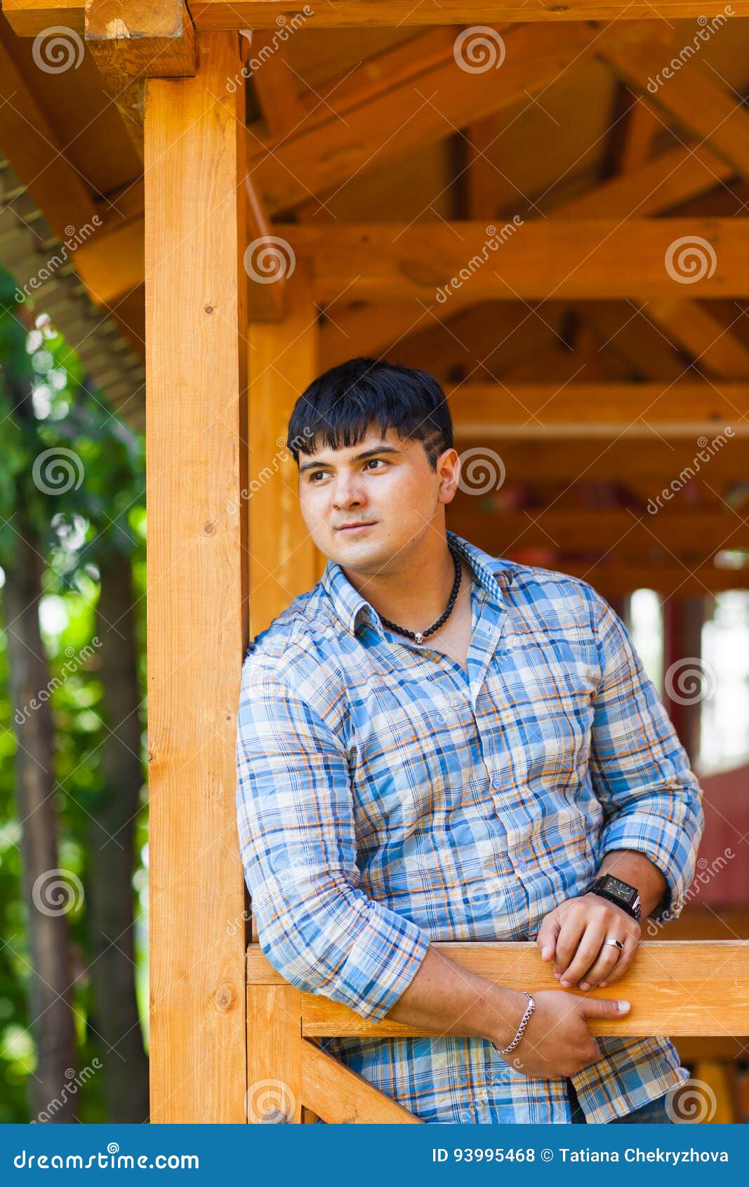Handsome Mixed Race Young Man Smiling Outdoors Stock Photo Image of