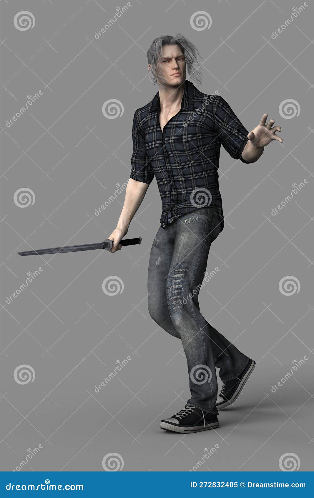 Handsome Man Posing With Katana Without Shirt Crossfit Body Photo  Background And Picture For Free Download - Pngtree