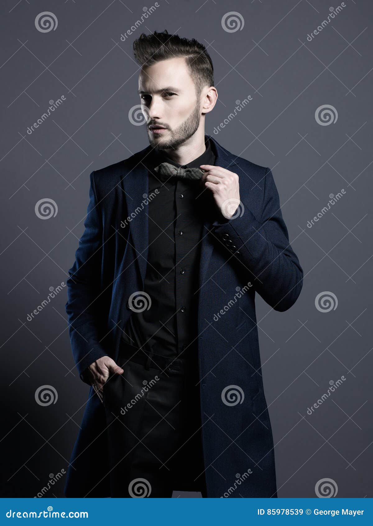 Handsome stylish man stock image. Image of caucasian - 85978539