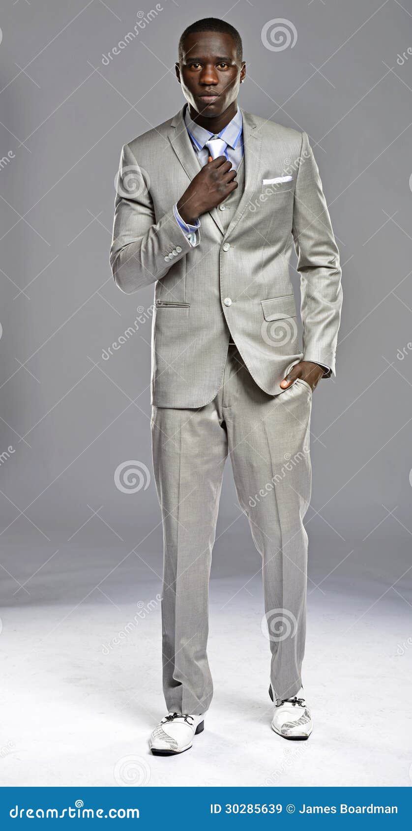 Black man in a suit stock image. Image of descent, father - 30285639