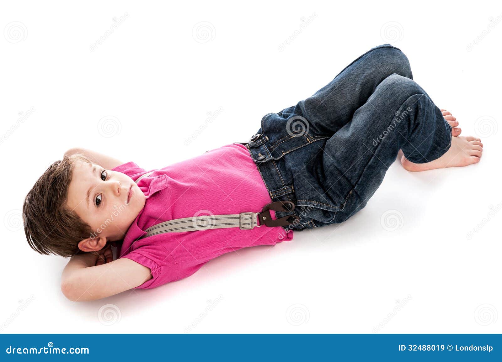 Handsome Young Boy Lying Down. Stock Image - Image of handsome, braces:  32488019