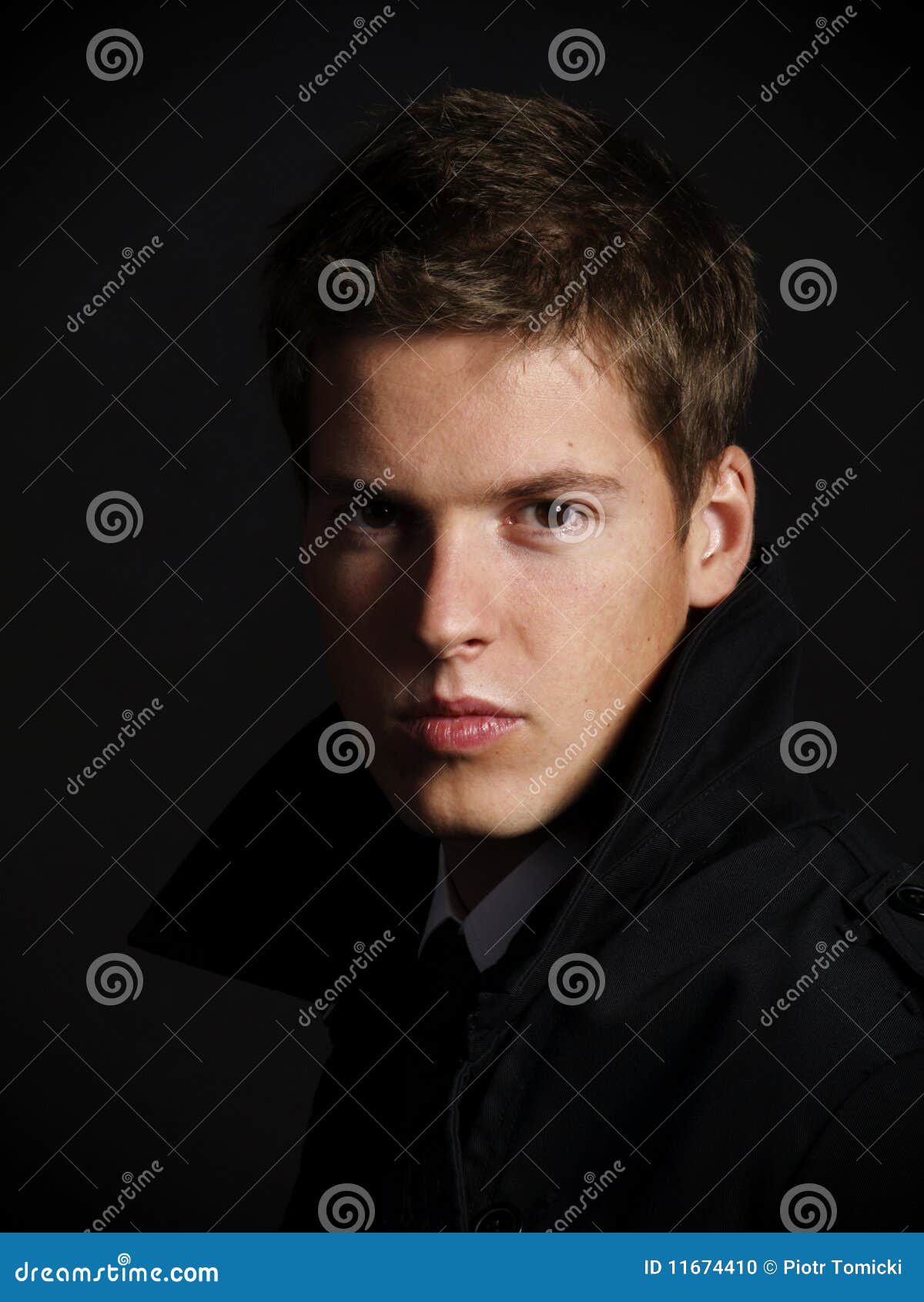 Handsome young male model stock photo. Image of model - 11674410