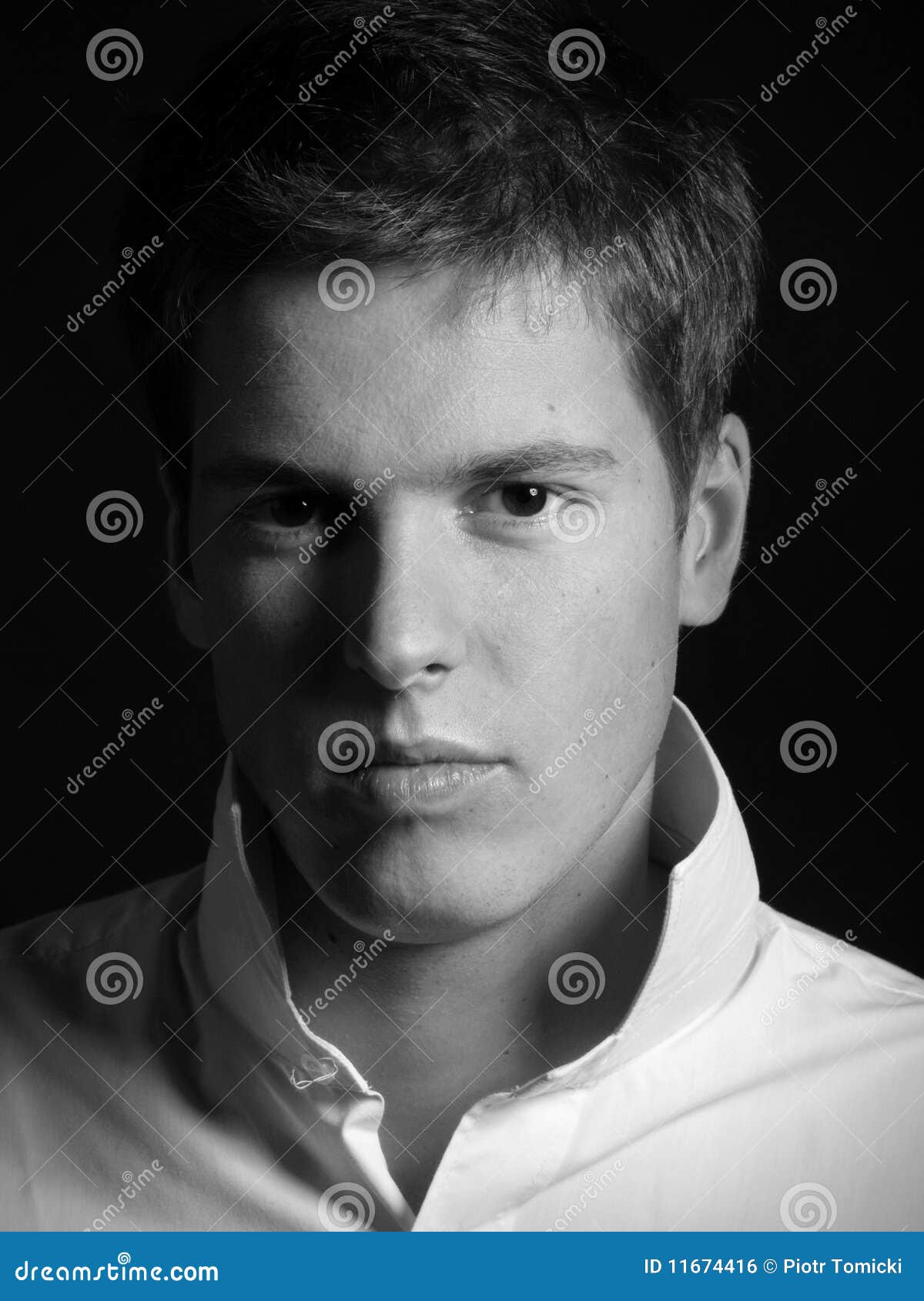 Handsome young male model stock photo. Image of people - 11674416