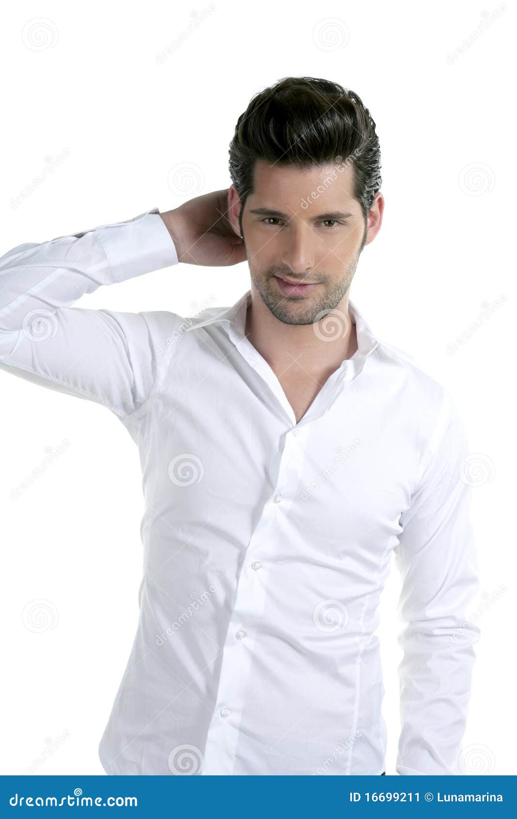 Handsome Young Man Portrait Posing Stock Image - Image of expressive ...