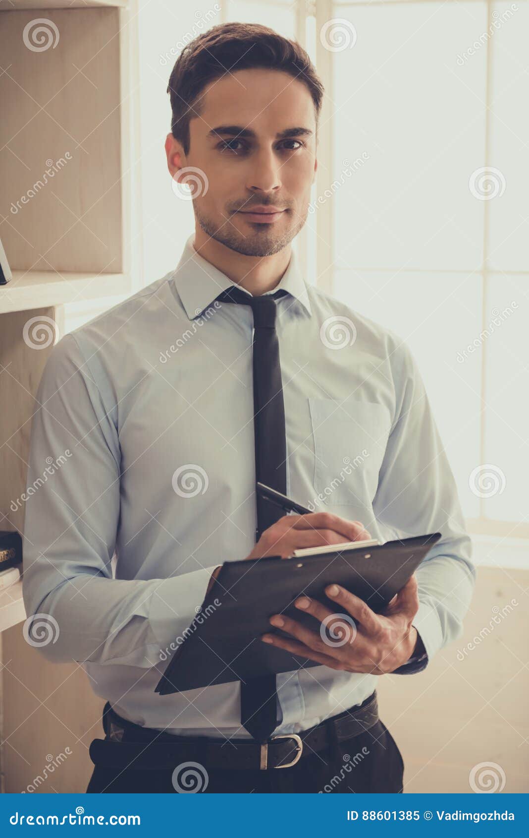 Handsome Young Psychologist Stock Image Image of doctor, business