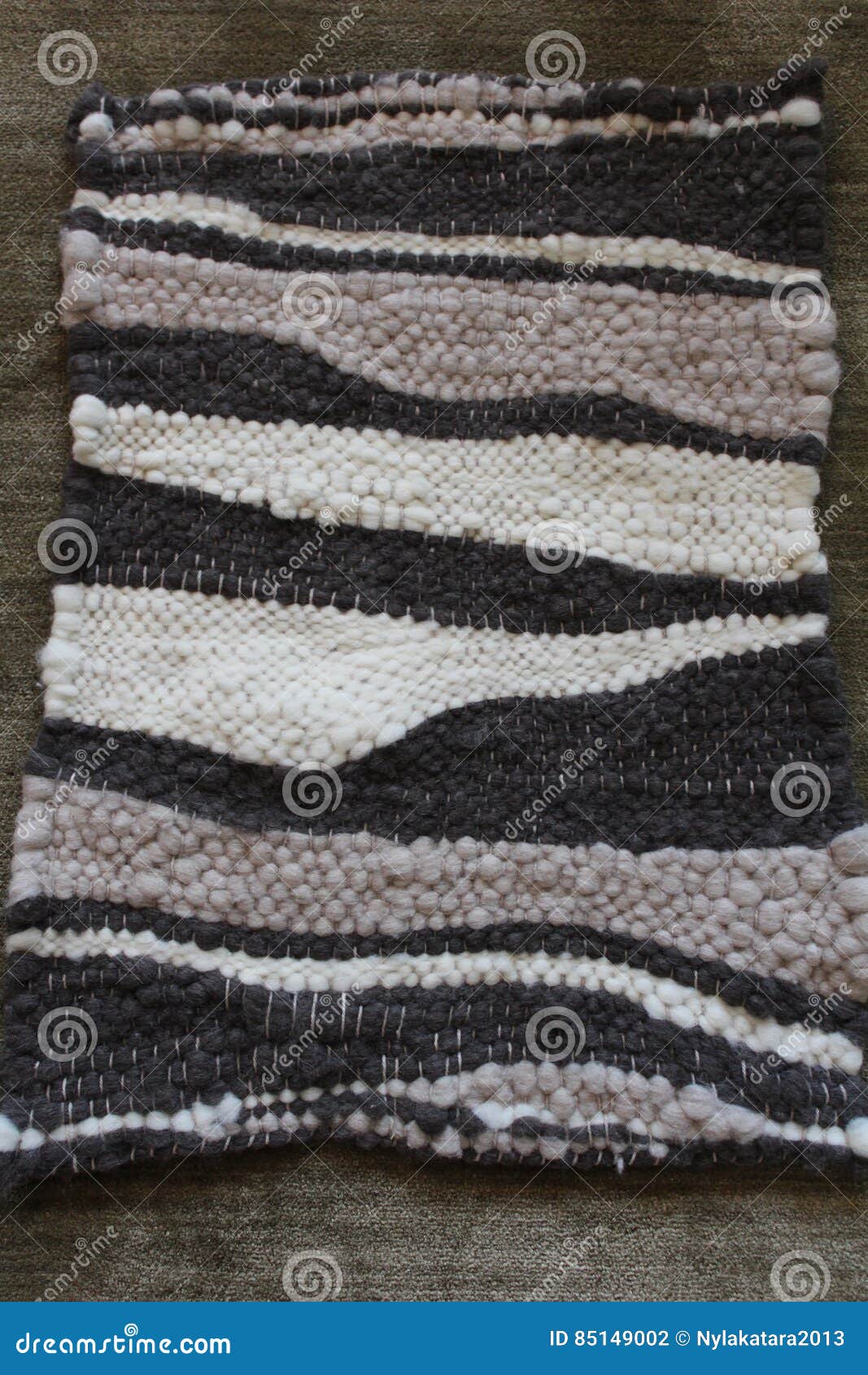 Handwoven wool rug stock photo. Image of weft, weaver 85149002