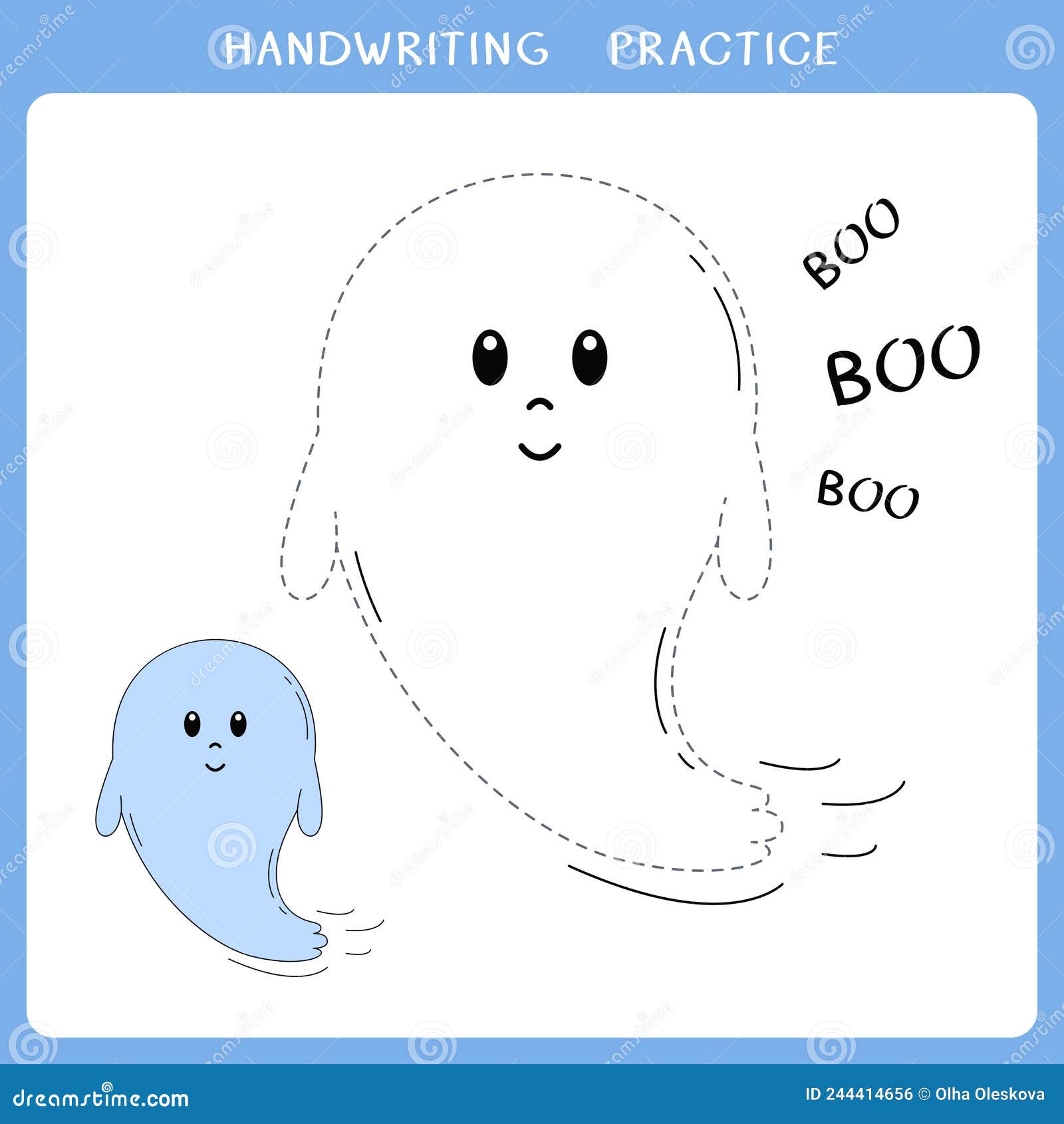 handwriting-practice-sheet-for-kids-stock-vector-illustration-of-dots