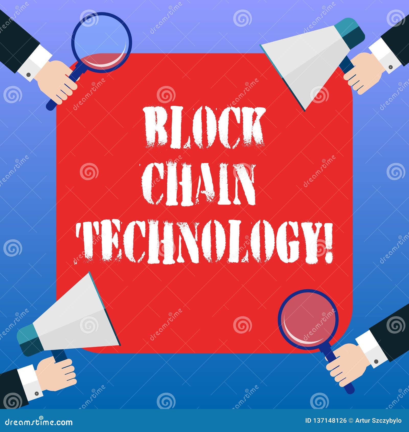 Handwriting Text Block Chain Technology. Concept Meaning Digital Ledger  Stored in a Distributed Network Hu Analysis Stock Illustration -  Illustration of chain, cloud: 137148126