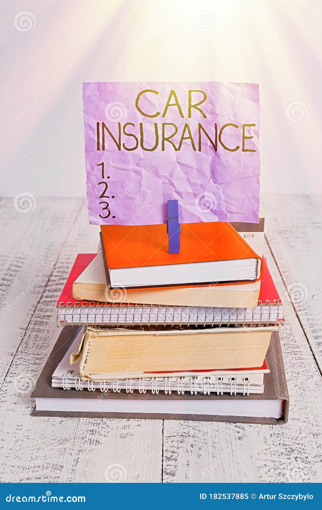 Handwriting Text Car Insurance. Concept Meaning Accidents