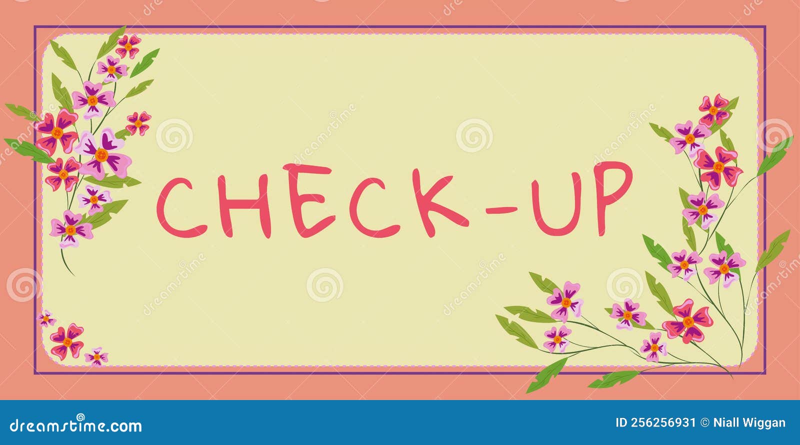 handwriting text check up. word for physical medical or clinical examination made by examinings