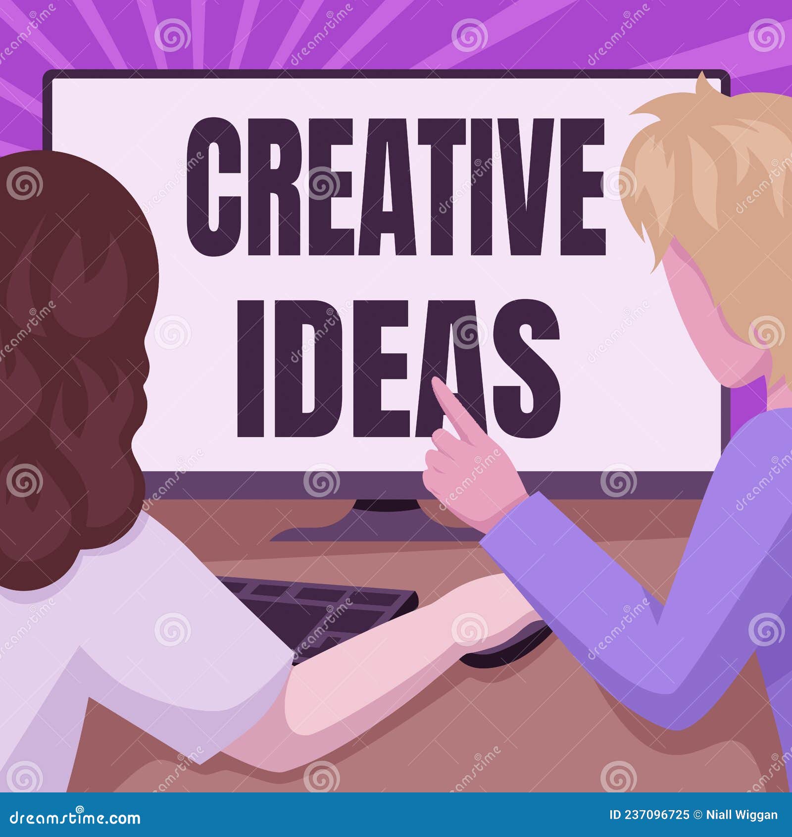 Handwriting Text Creative Ideas. Business Approach Unique Strategy for 
