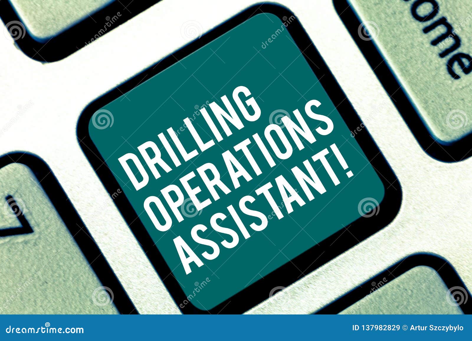 Handwriting Text Drilling Operations Assistant. Concept Meaning Supervises the Work Done on the