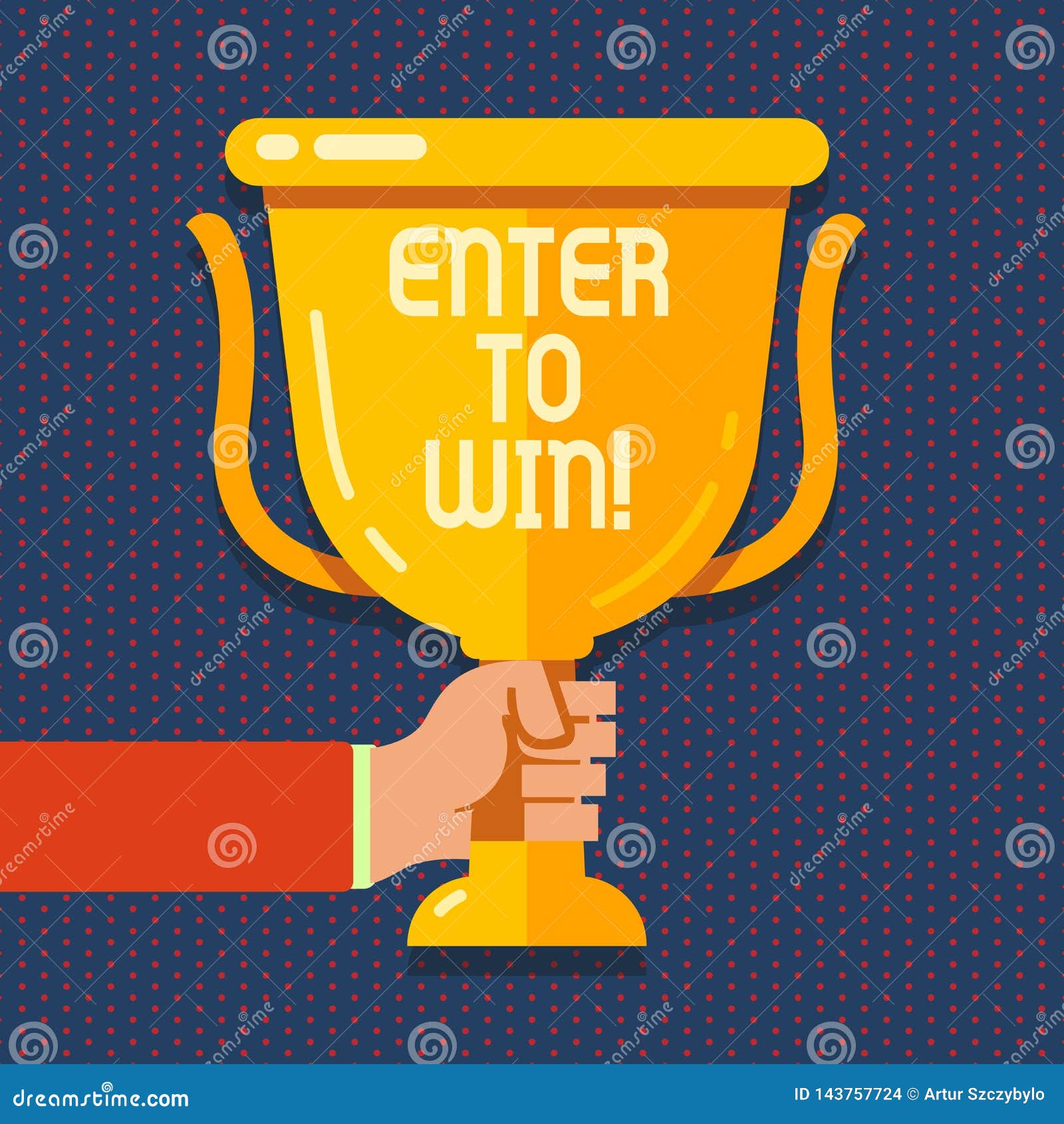 Handwriting Text Enter To Win. Concept Meaning Exchanging Something of Value for Chance Getting