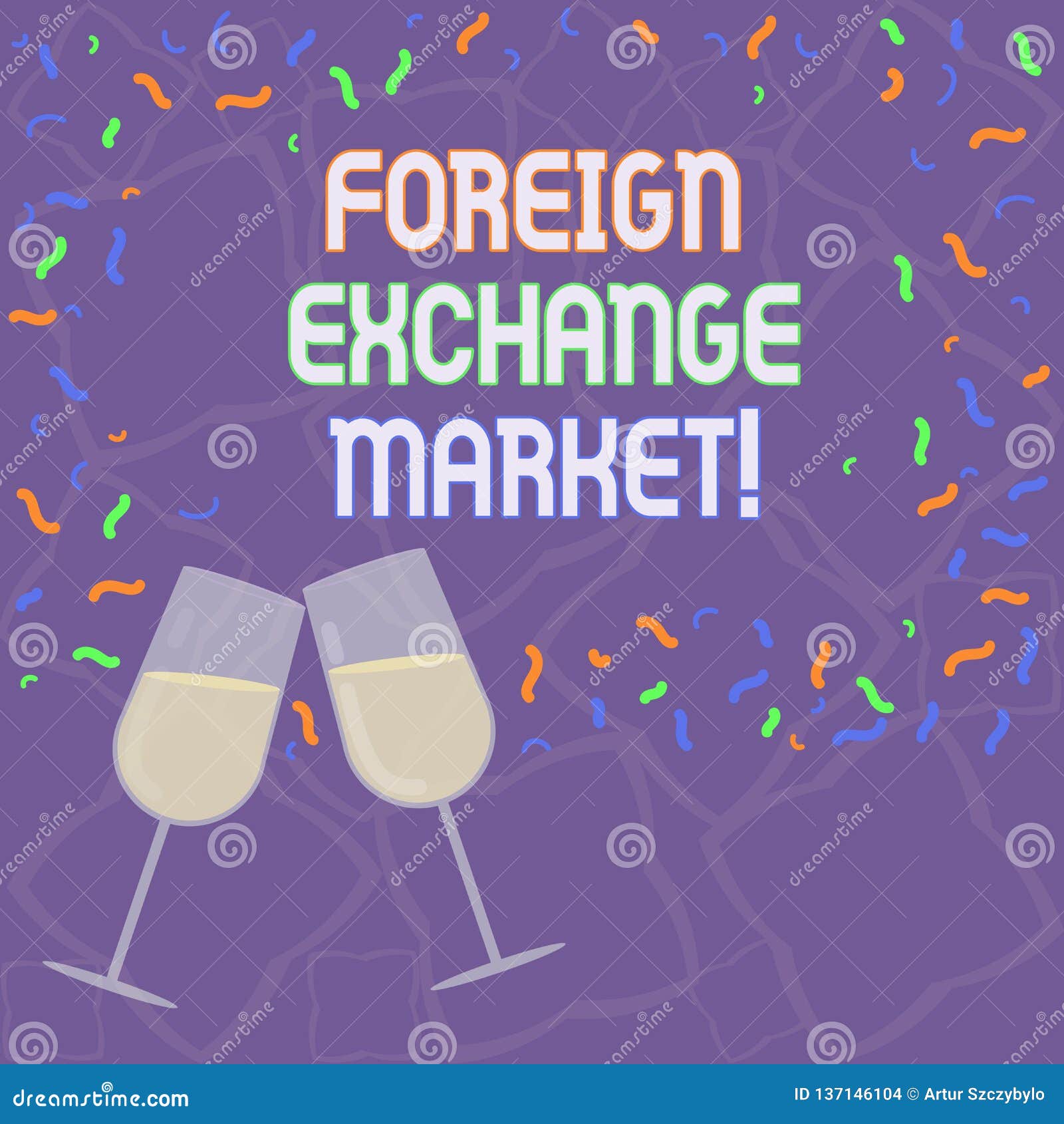 Handwriting Text Foreign Exchange Market Concept Meaning Global - 