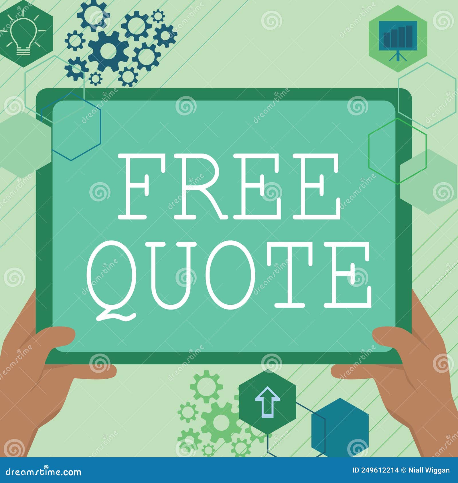 handwriting text free quote. business idea a brief phrase that is usualy has impotant message to convey hand using big