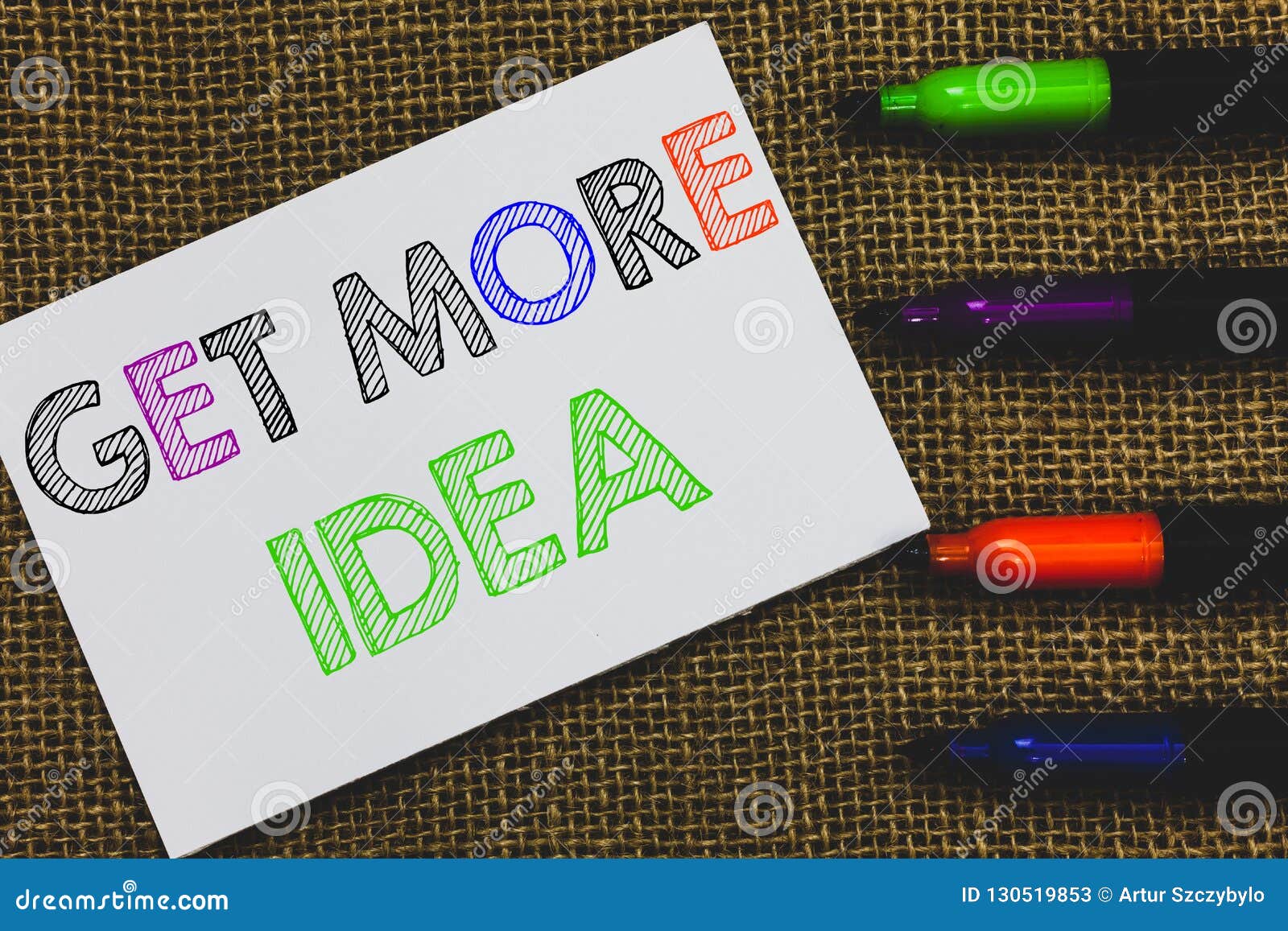 handwriting text get more idea. concept meaning random input mind map picture mock up surveys visualization white paper important