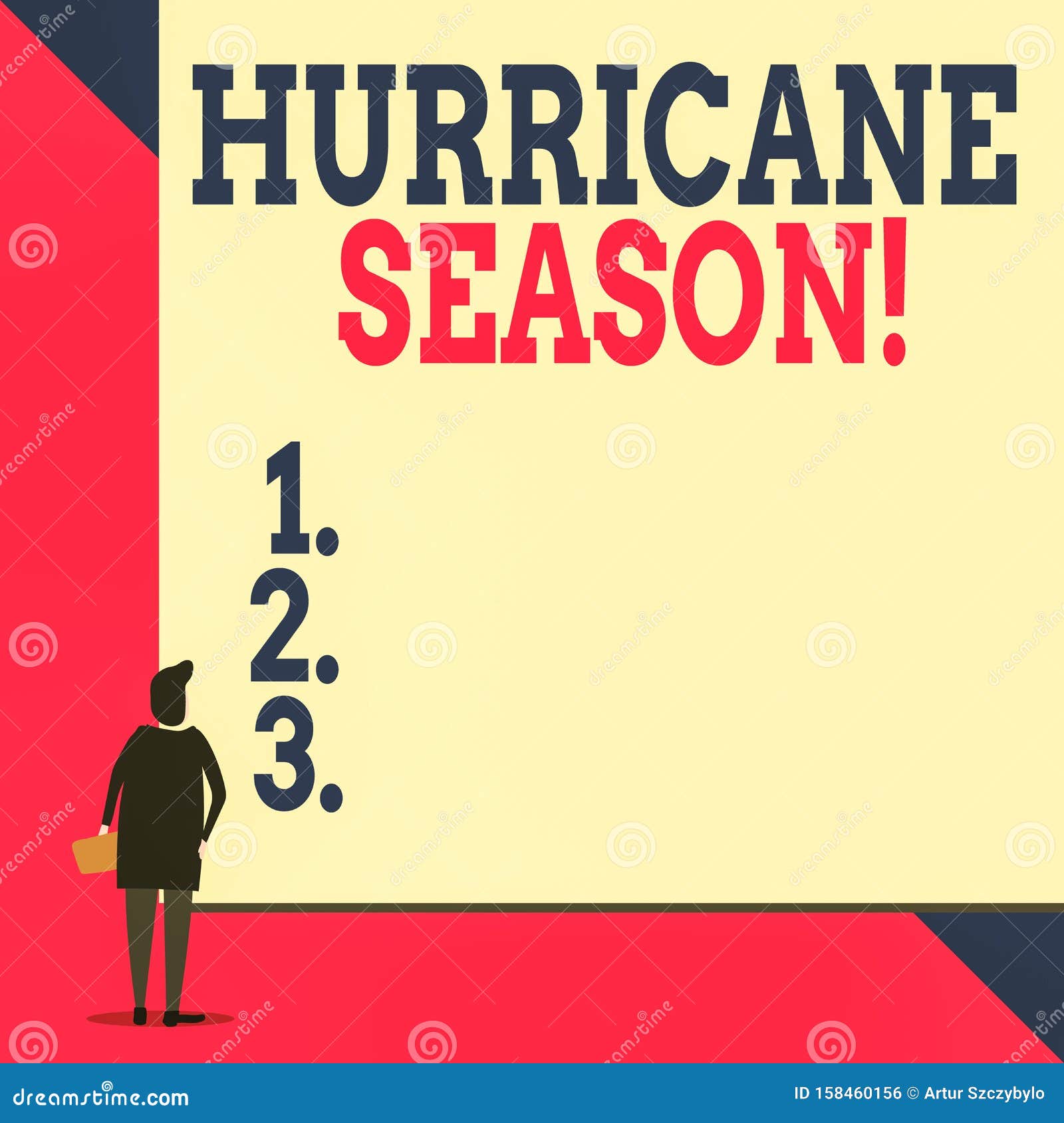 Handwriting Text Hurricane Season. Concept Meaning Time when Most ...