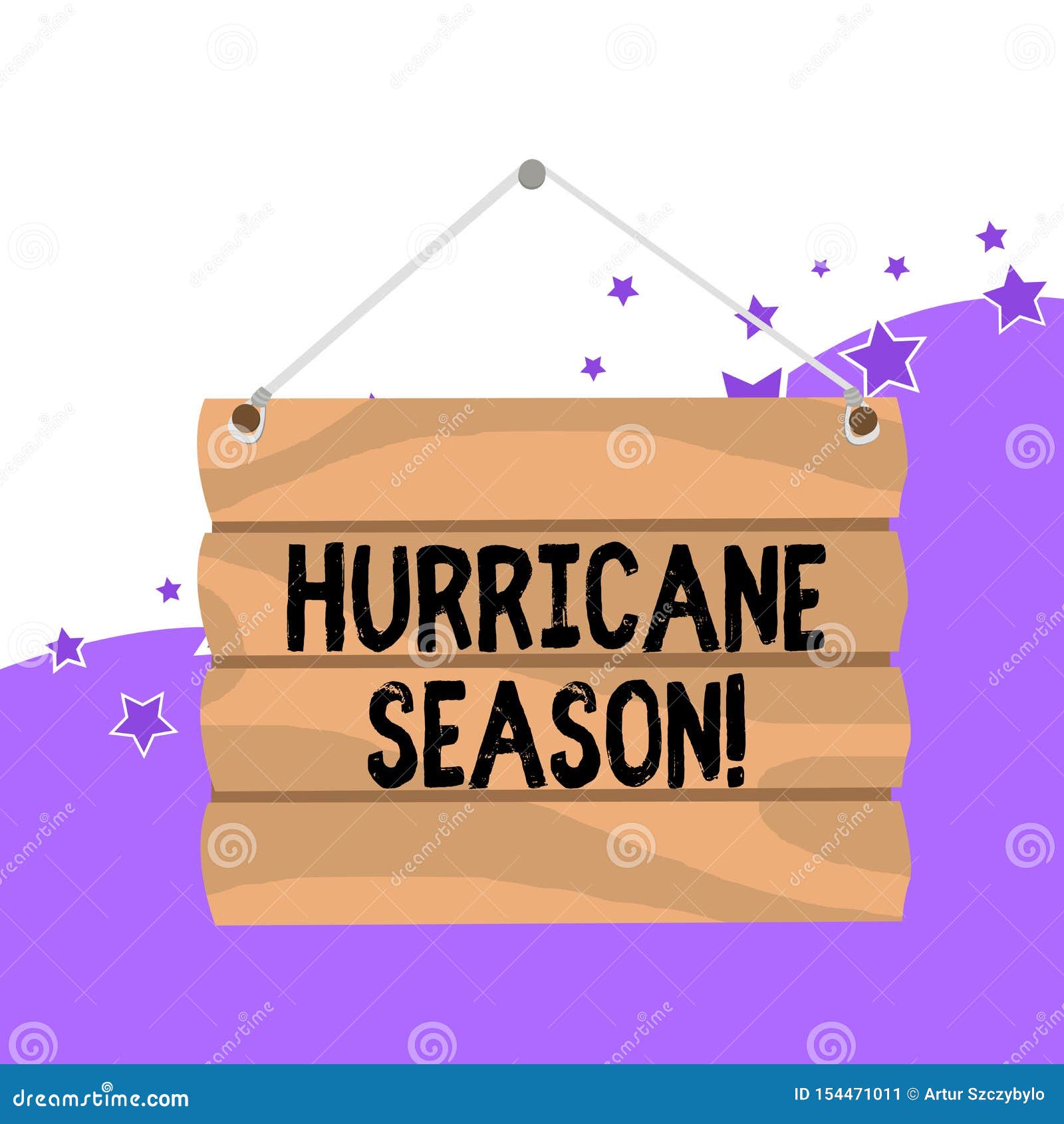 Handwriting Text Hurricane Season. Concept Meaning Time when Most ...