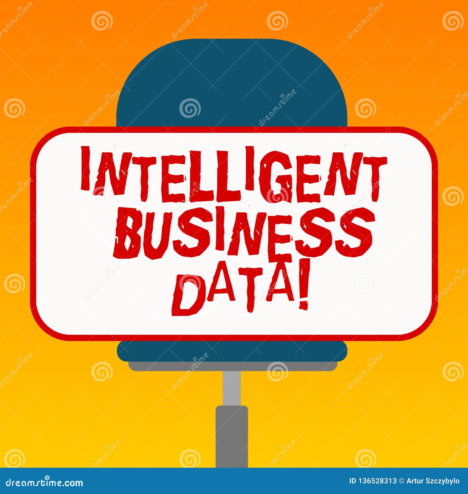 Handwriting Text Intelligent Business Data Concept Meaning