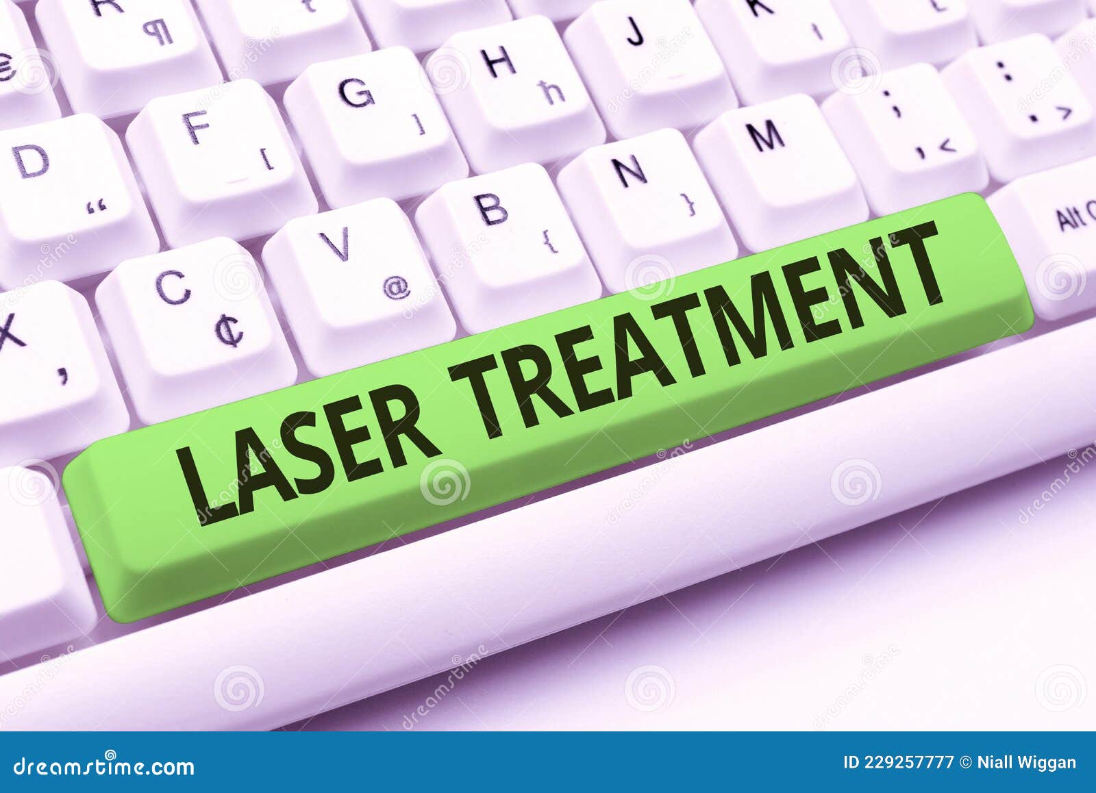 Handwriting Text Laser Treatment. Concept Any of Various