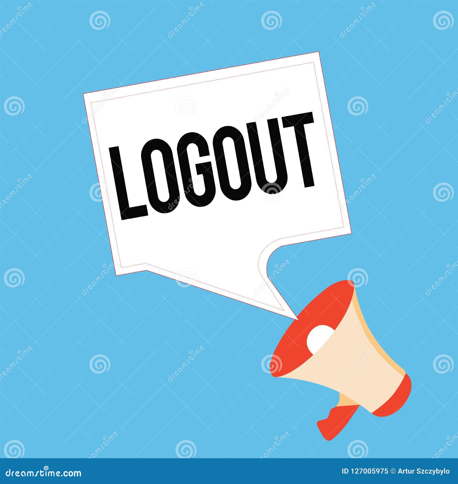 Handwriting Text Logout. Concept Meaning Go through Procedures To